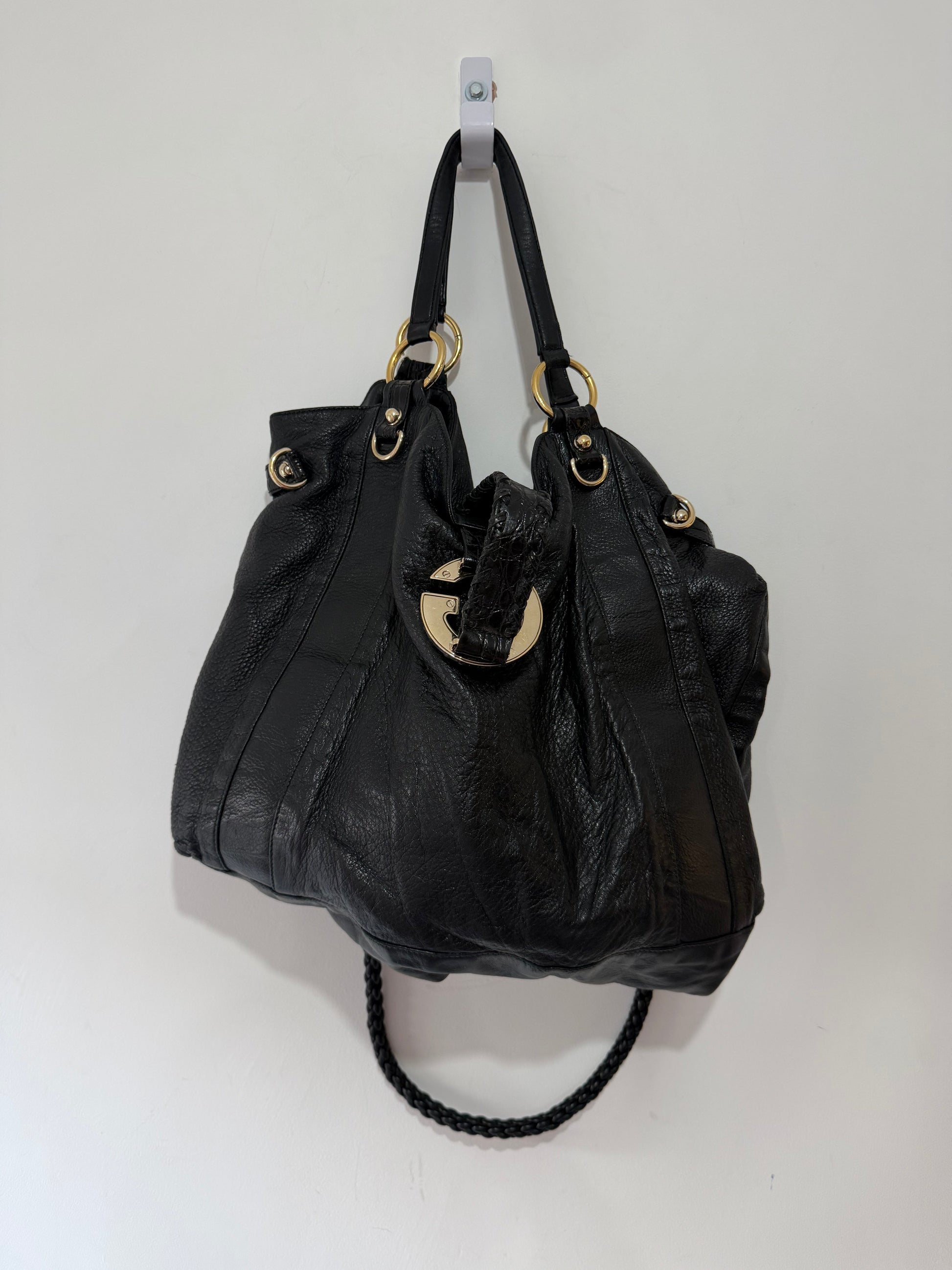 Preloved Black Gucci Handbag