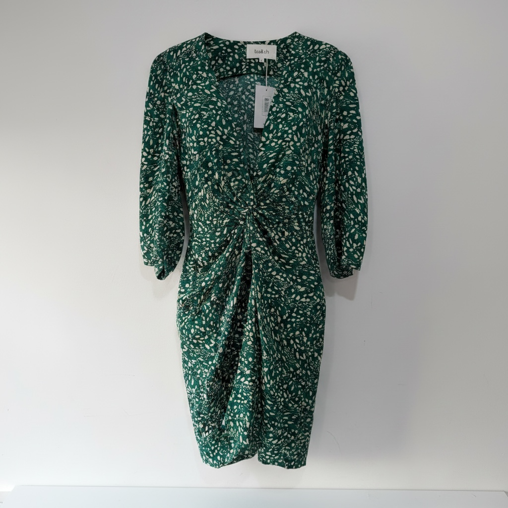 Preloved NEW Green Ba&sh Dress, Size 3 - UK 14