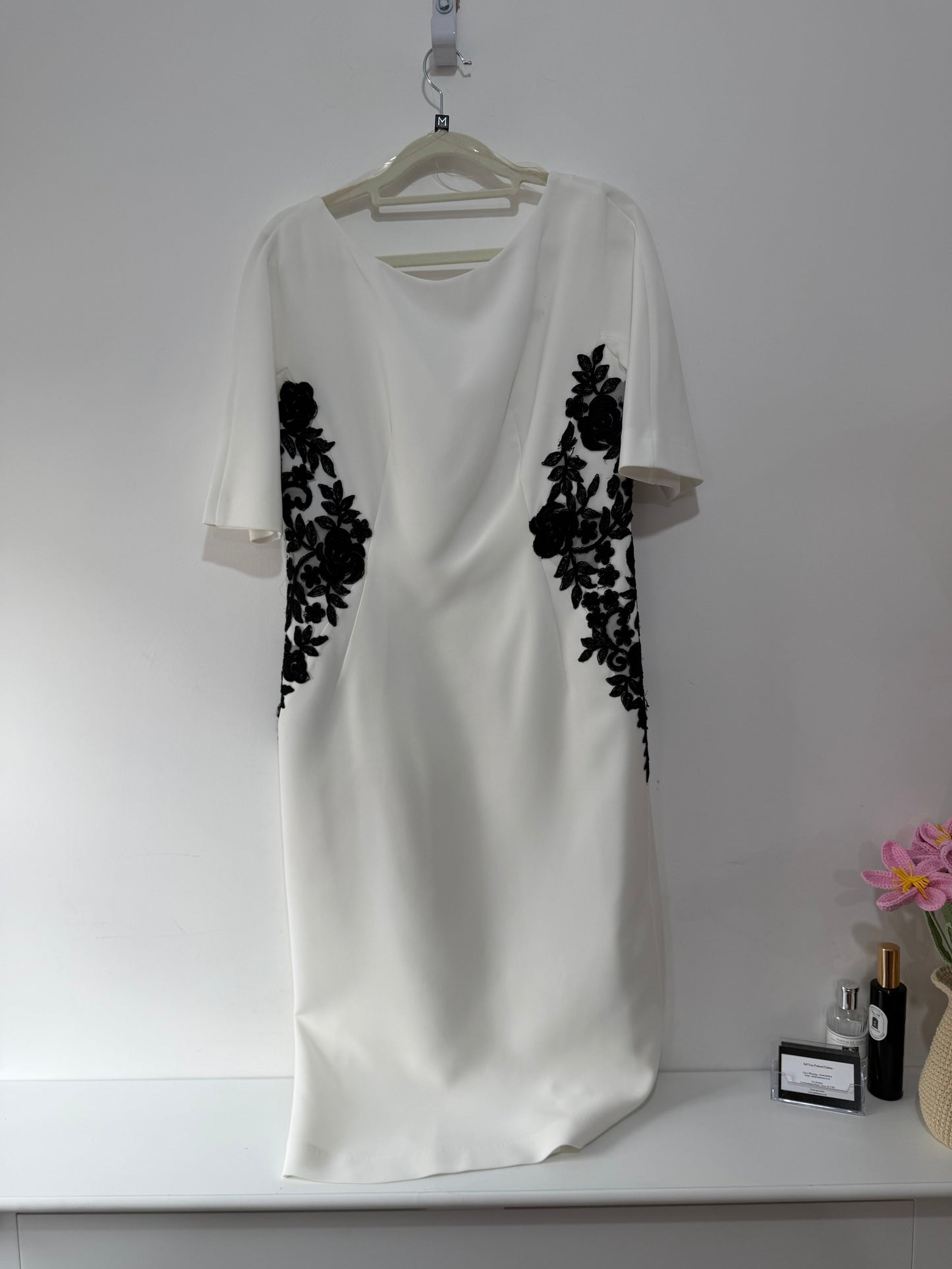 Preloved, White Nataliya Couture Dress, Size 12
