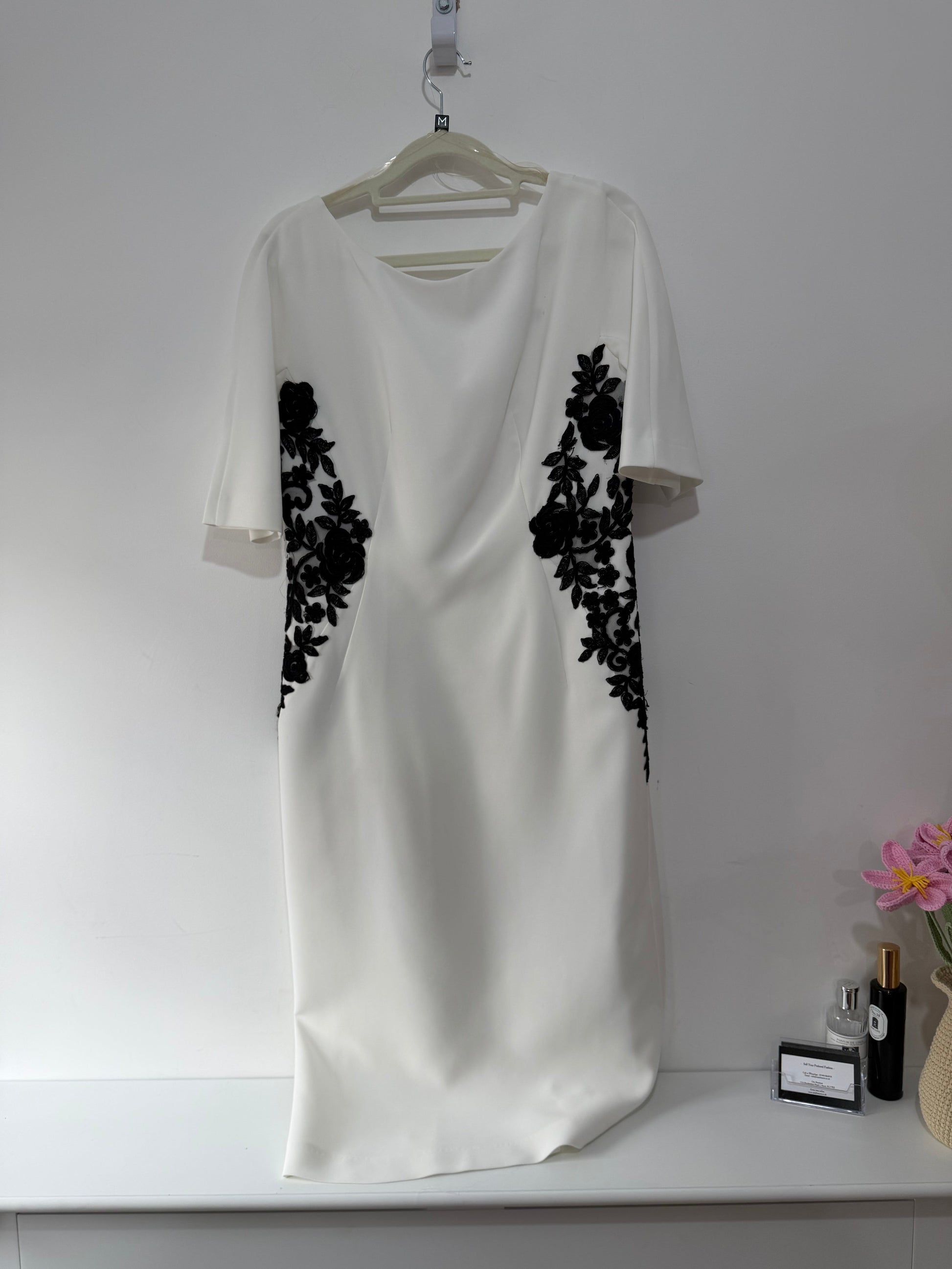Preloved, White Nataliya Couture Dress, Size 12