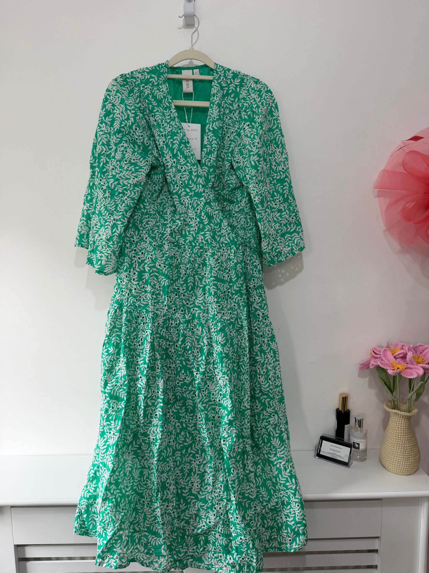 Preloved, Green  Y.A.S Dress, UK 8-10