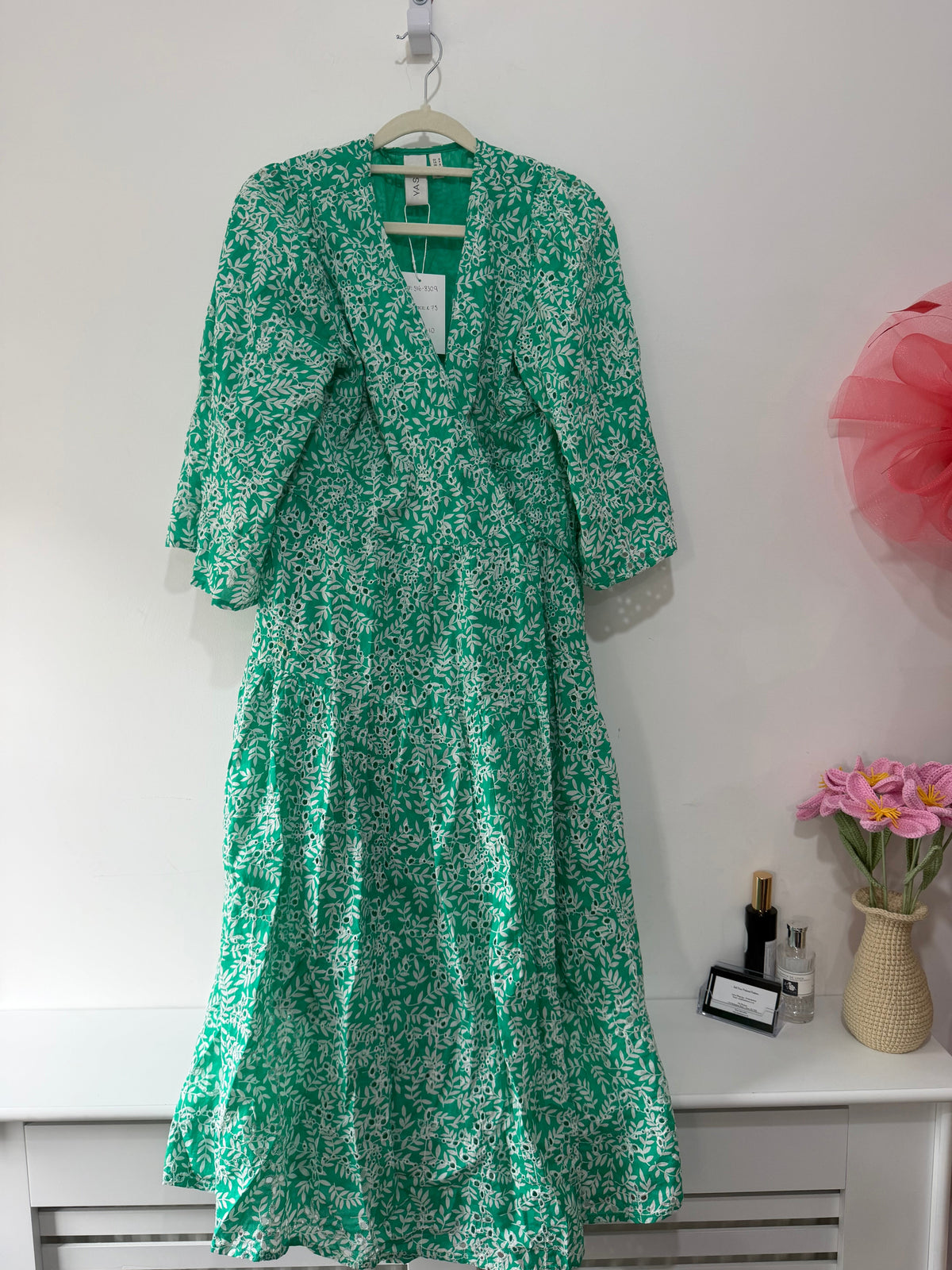 Preloved, Green  Y.A.S Dress, UK 8-10