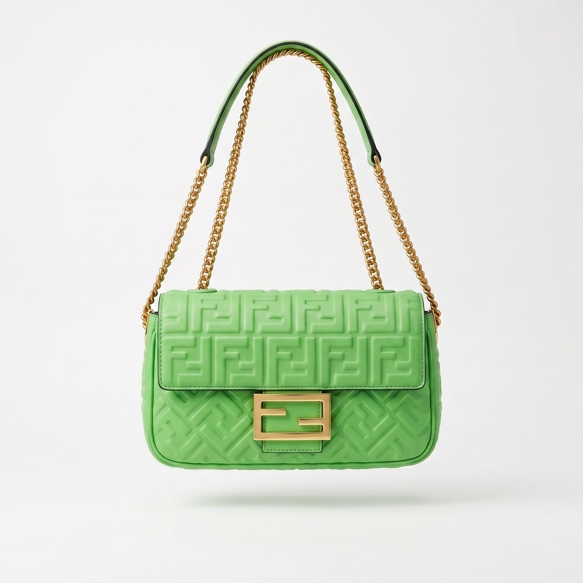 Preloved Brand New Green Fendi Handbag