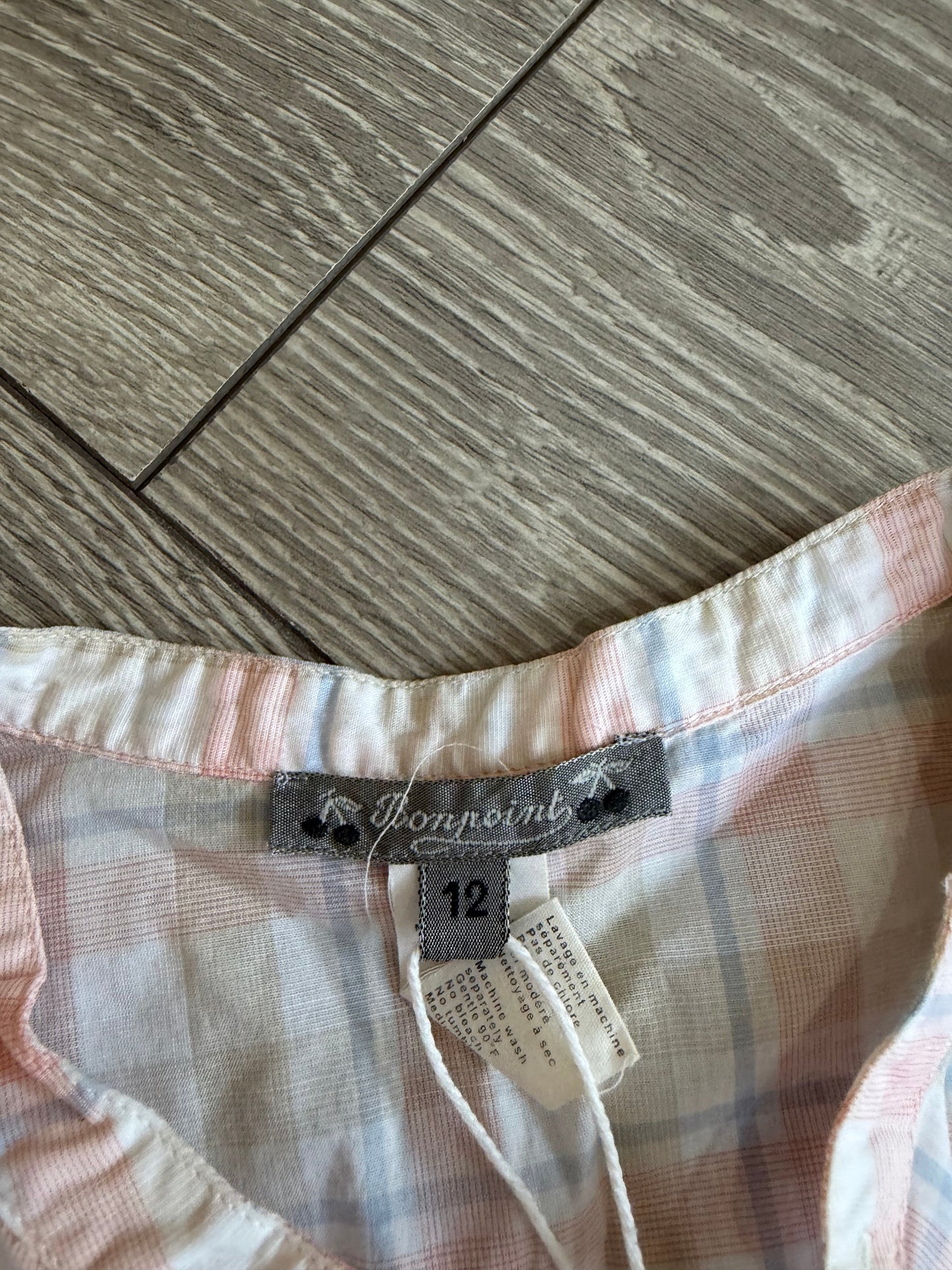 Preloved bundle of 4 Bonpoint Kids shirts, Age 12