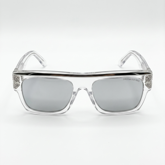 Preowned, Silver Christian Dior Sunglasses