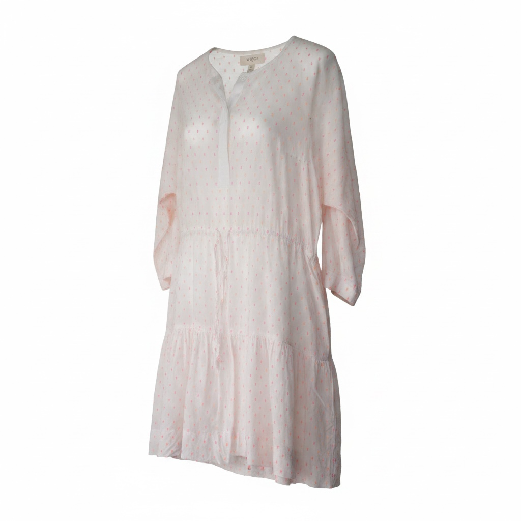 Preloved, White Wiggy Kit Dress, UK 8