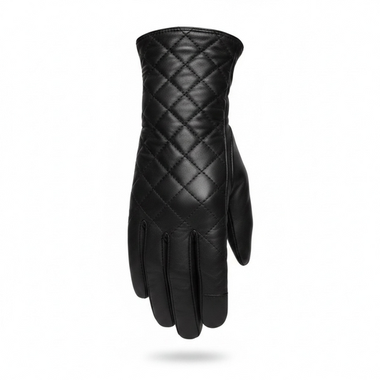 Preloved, Black Karen Millen Leather Gloves, Size S-M