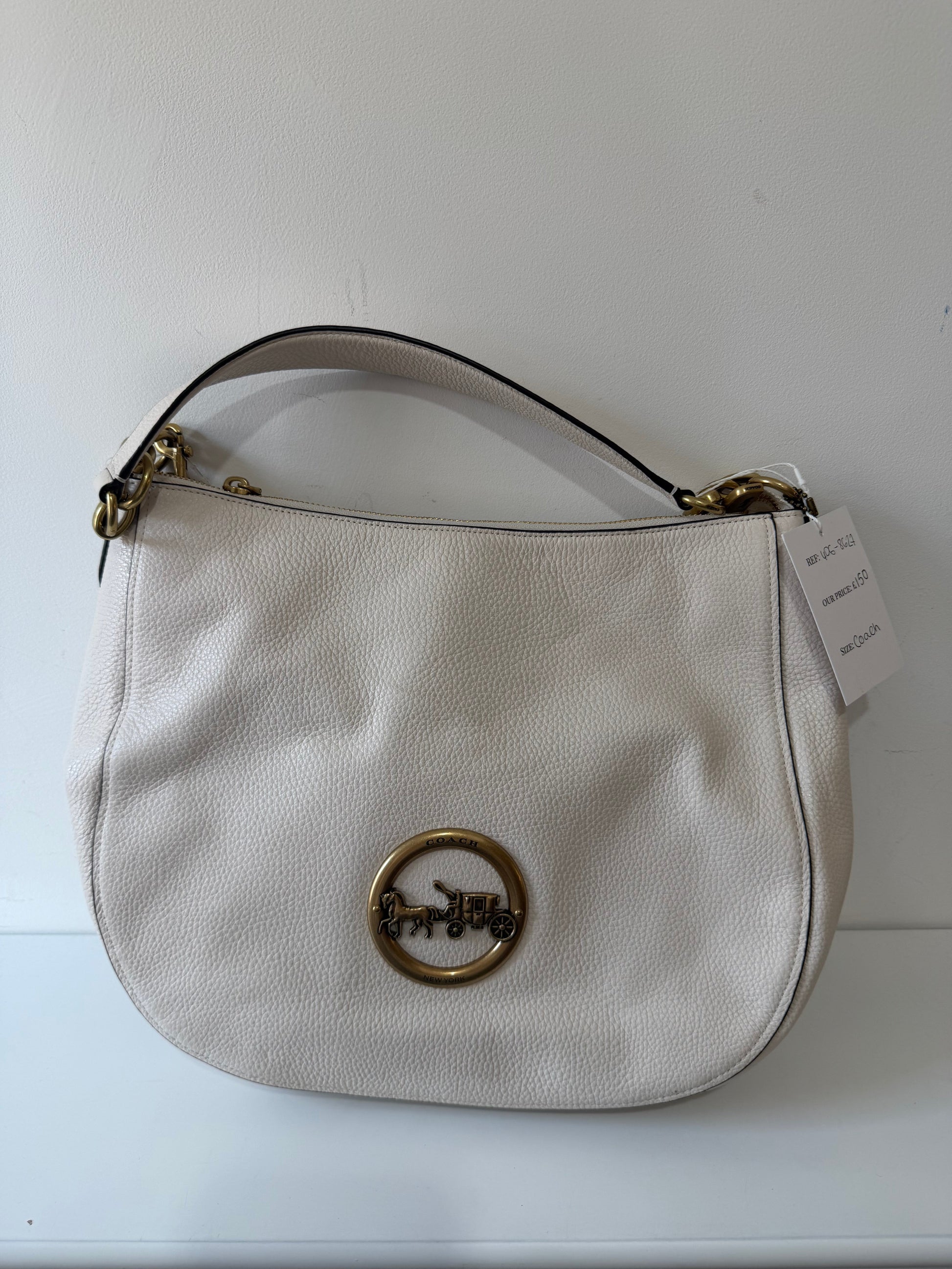Preloved Cream Coach Handbag, BNWT