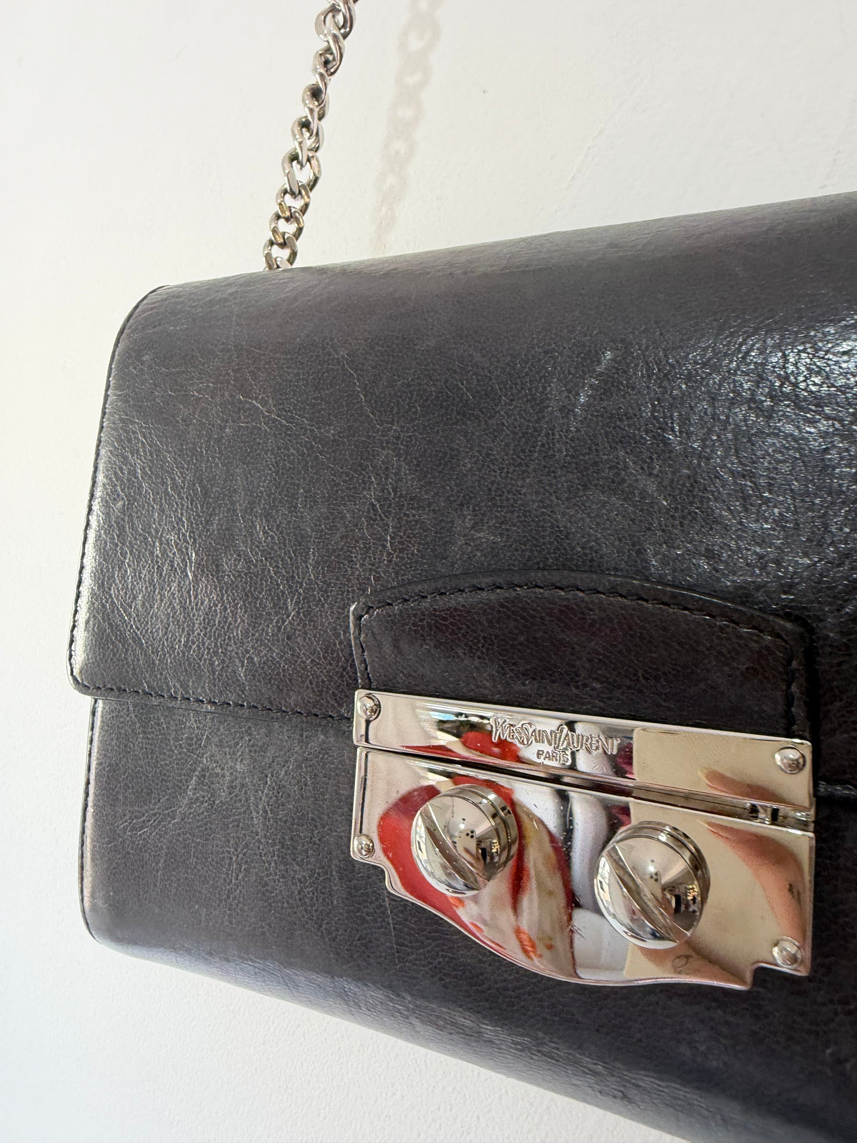 Preloved Black YSL Yves Saint Laurent Bag, Le Sixieme