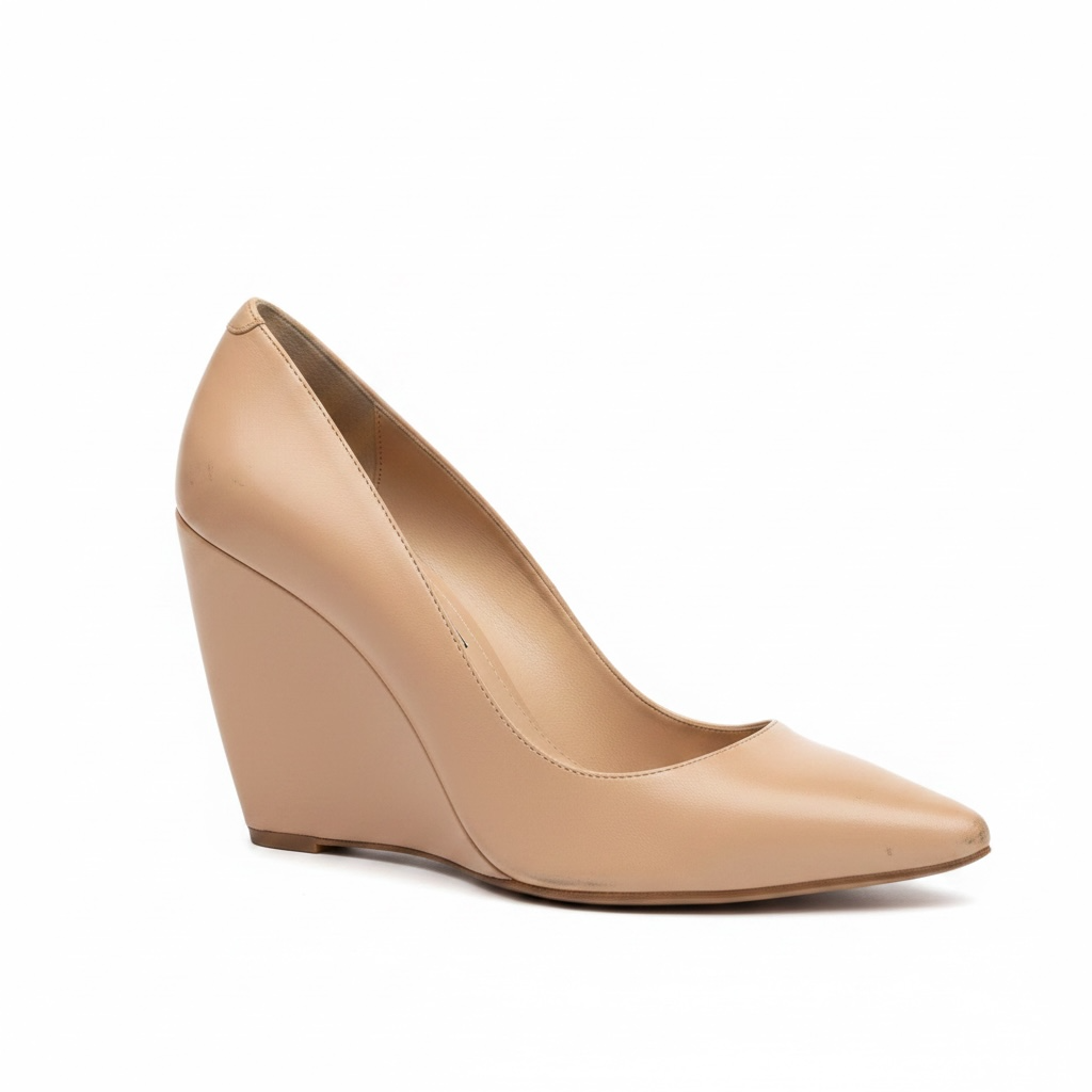 Preloved Nude Nicholas Kirkwood Wedges, 4