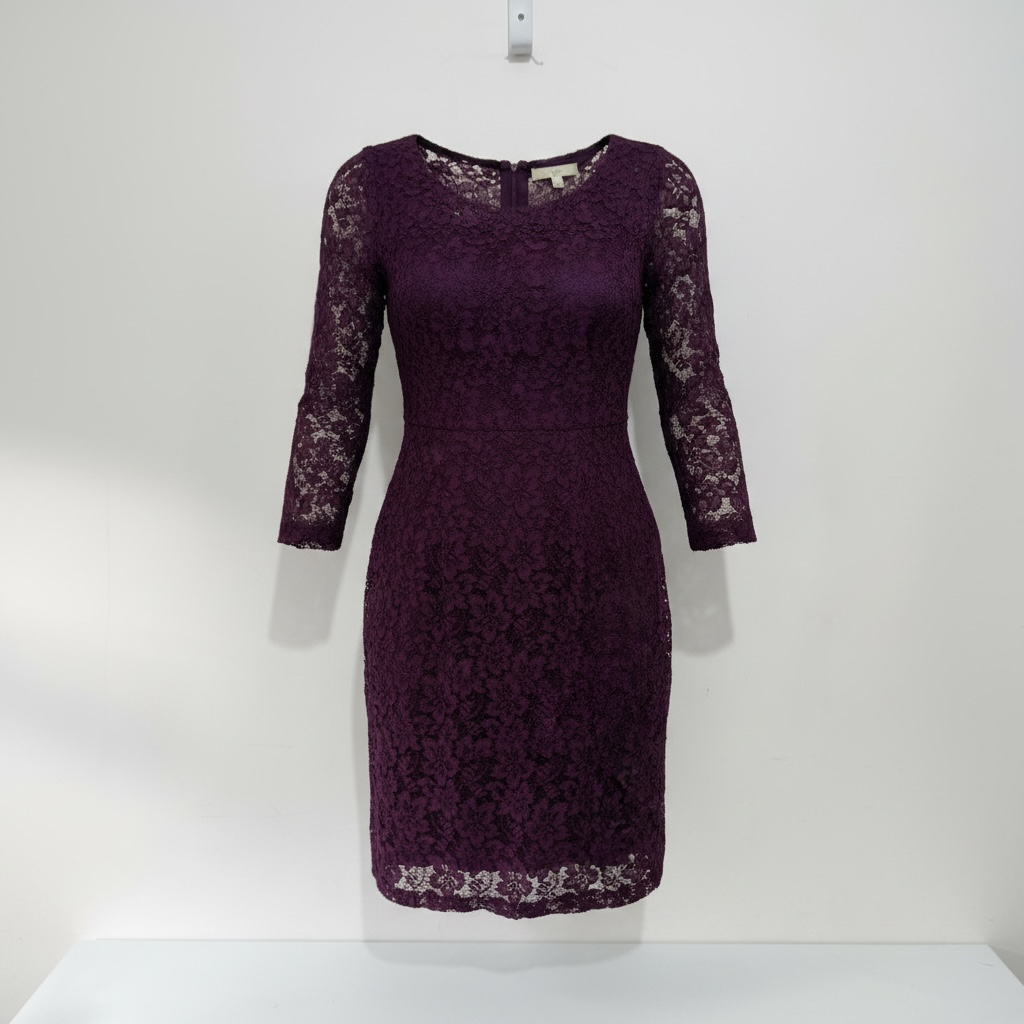 Preloved, Purple DVF Dress, Size 12