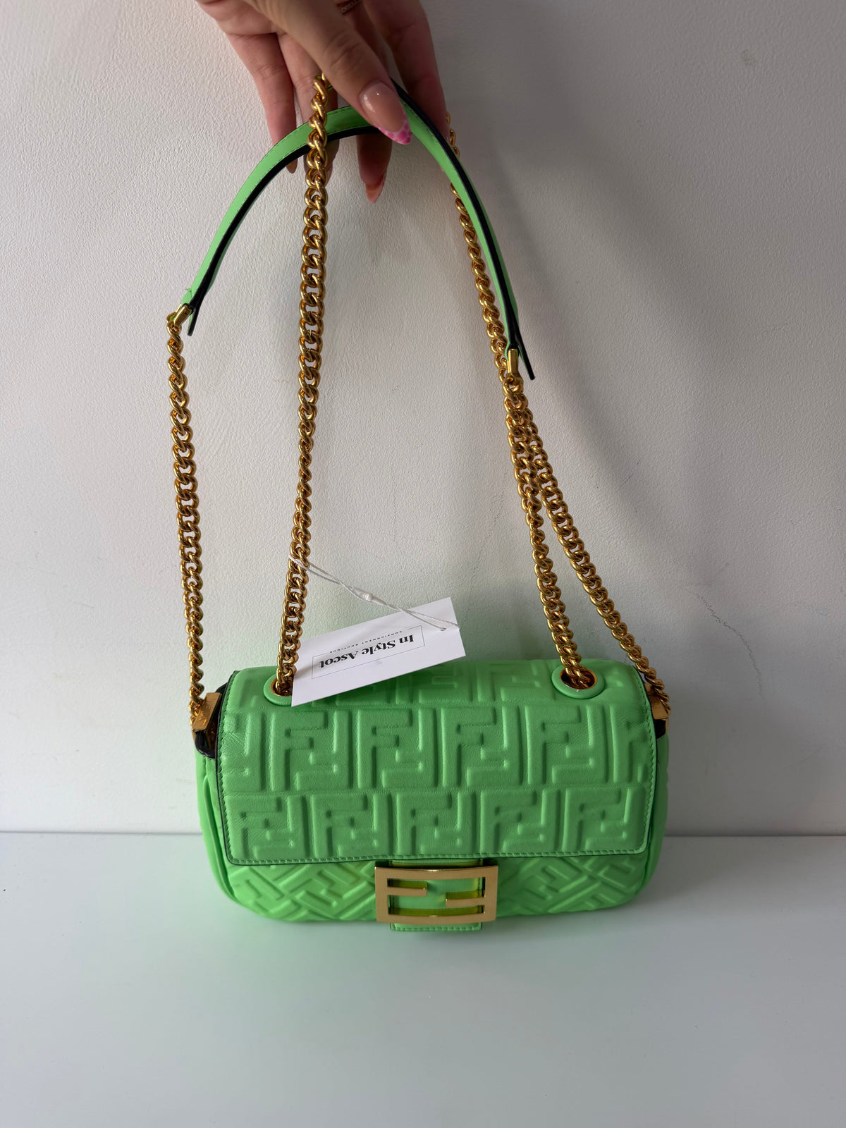 Preloved Brand New Green Fendi Handbag