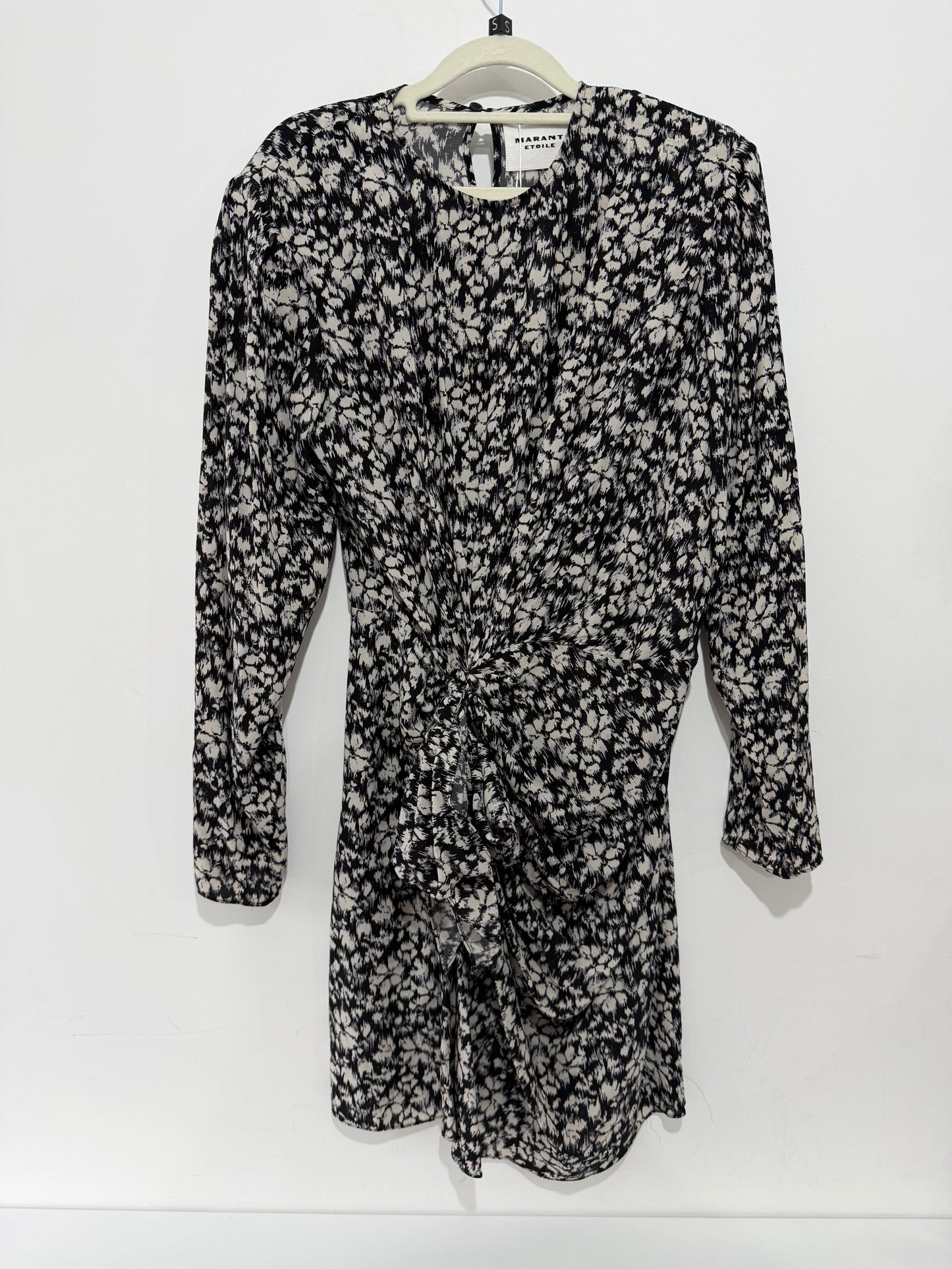 Preloved, Black and White Isabel Marant Étoile Dress, Size 10