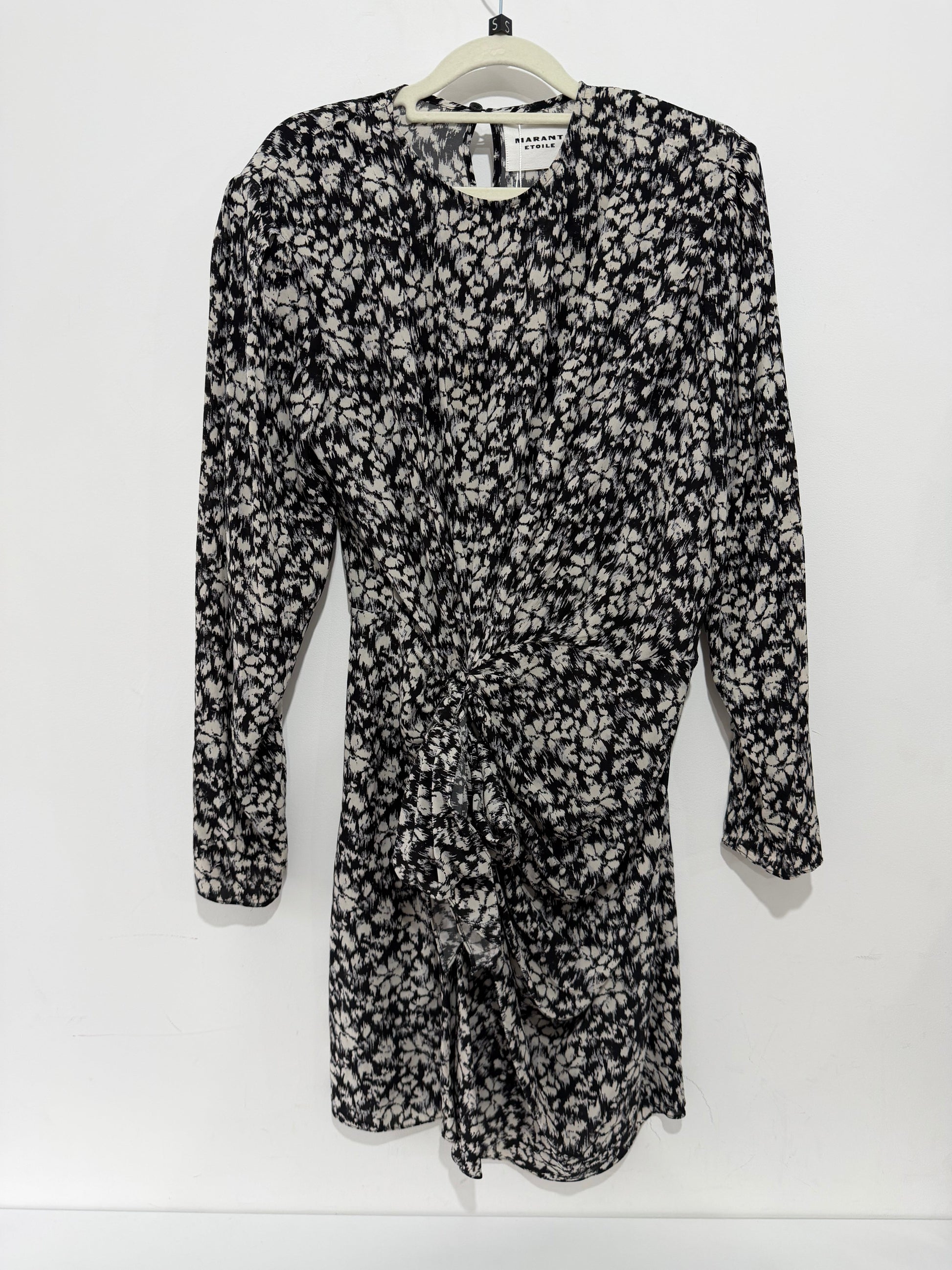 Preloved, Black and White Isabel Marant Étoile Dress, Size 10