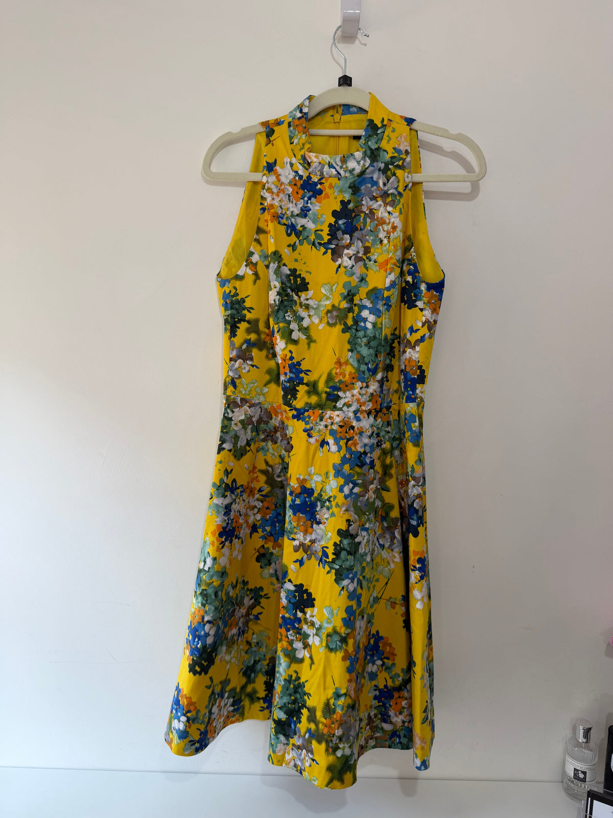 Preloved Yellow Karen Millen Dress, Size 10