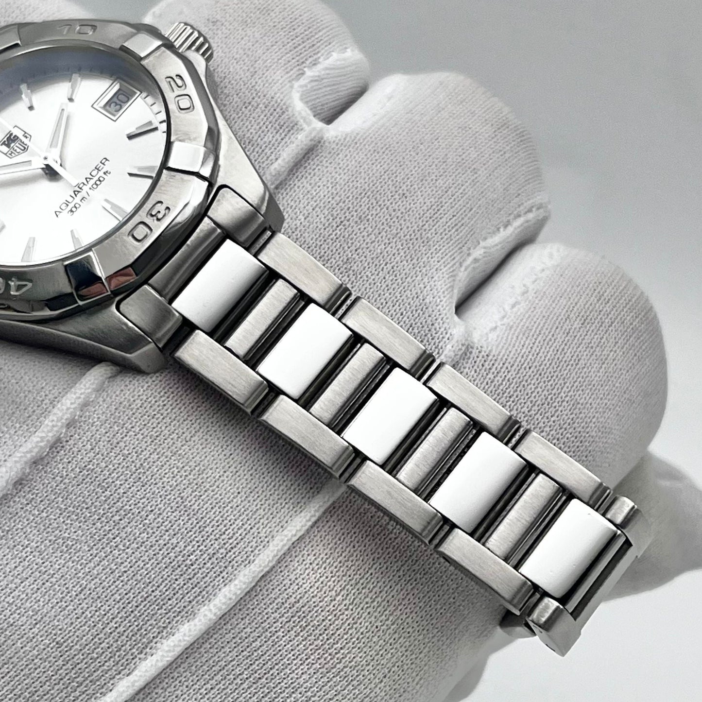 Silver dial 32mm Tag Heuer Watch