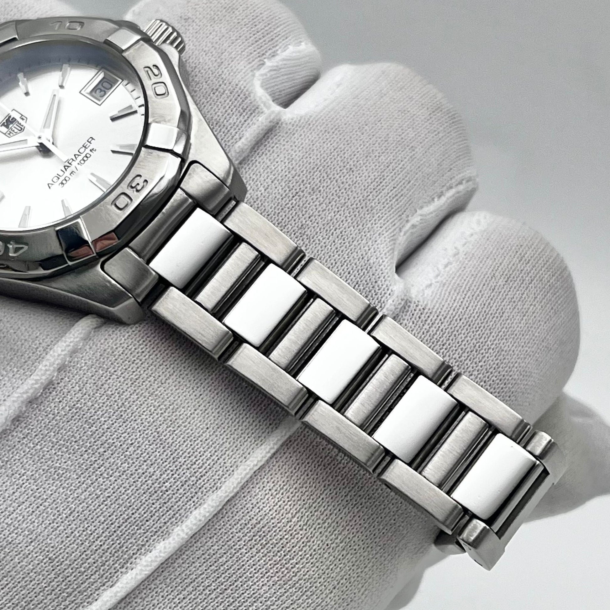 Silver dial 32mm Tag Heuer Watch