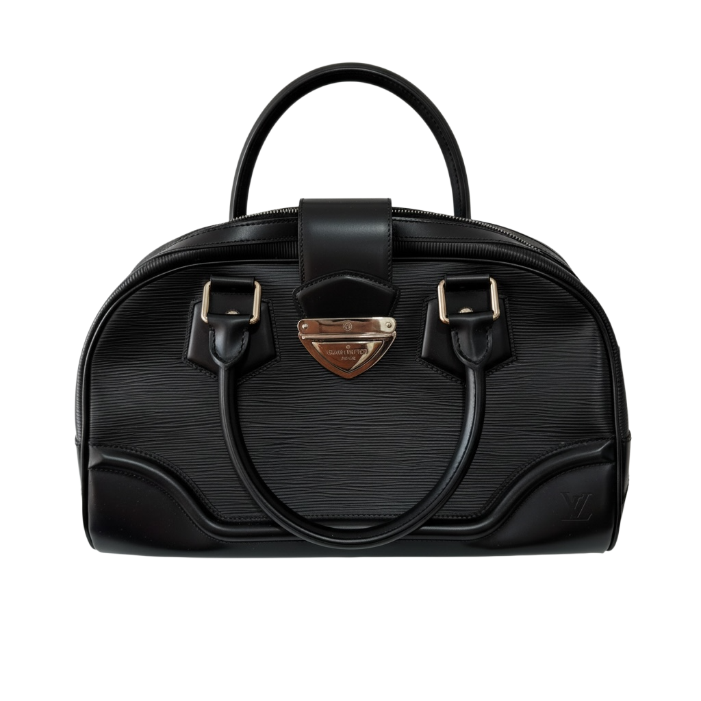 Preloved Black Epi Leather Louis Vuitton Bag
