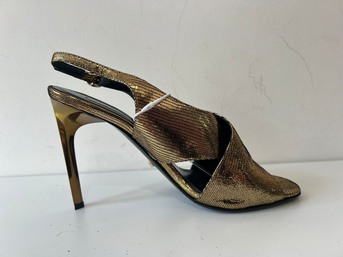 Preloved Gold DVF Heels, Size UK 6