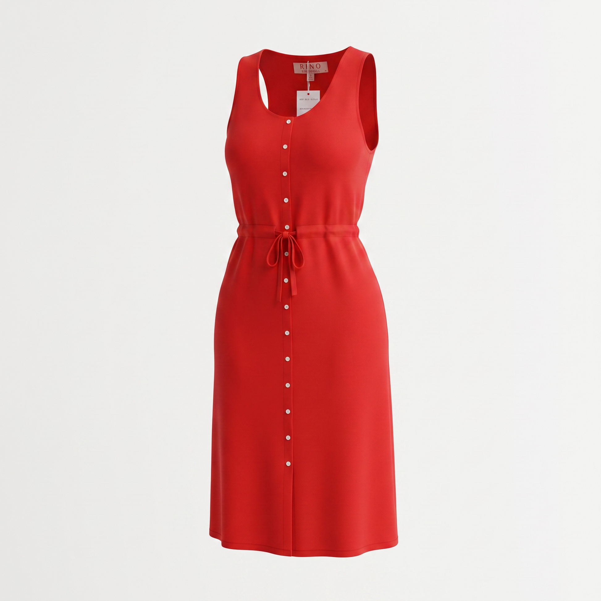 Preloved Red Rino & Pelle Dress, Medium