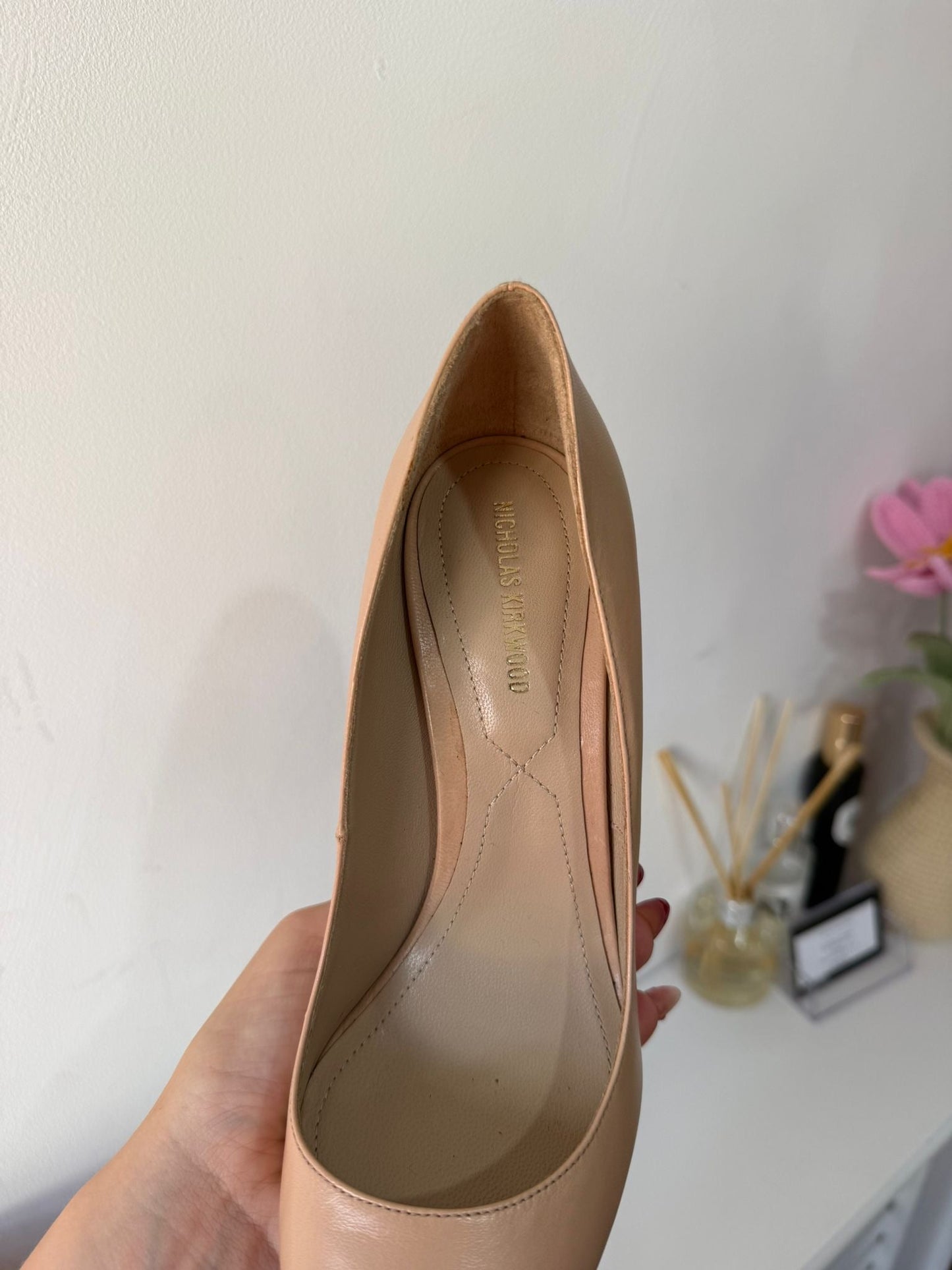 Preloved Nude Nicholas Kirkwood Wedges, 4