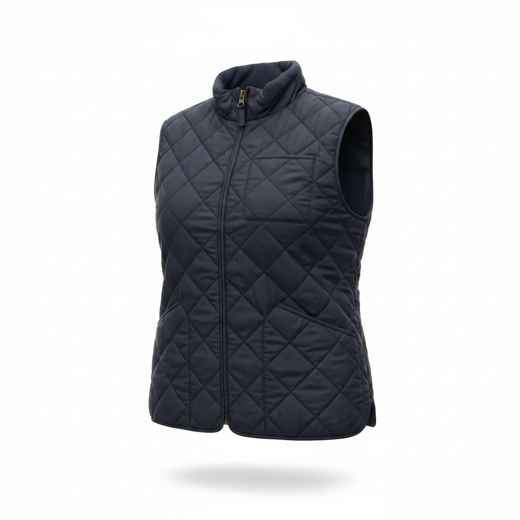 Preloved Navy Blue Crewcuts Gilet, Age 12