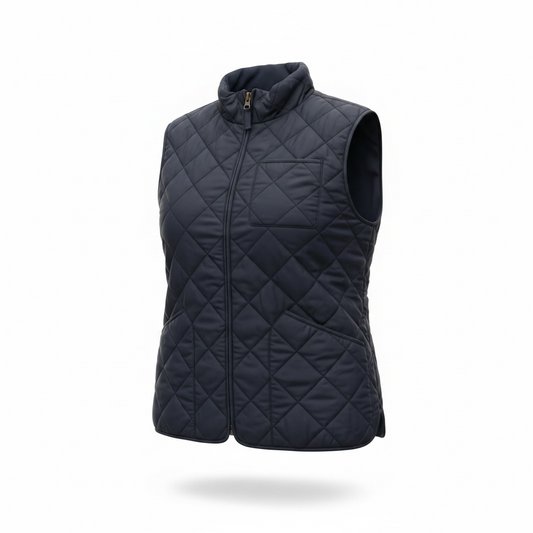 Preloved Navy Blue Crewcuts Gilet, Age 12