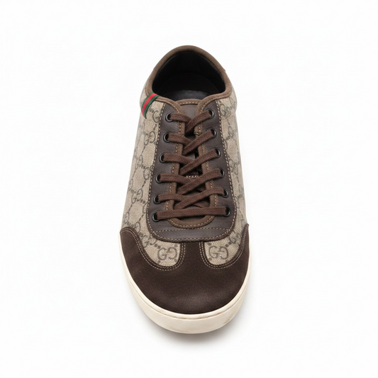 Preloved Monogram Gucci Sneakers Trainers, Size 7