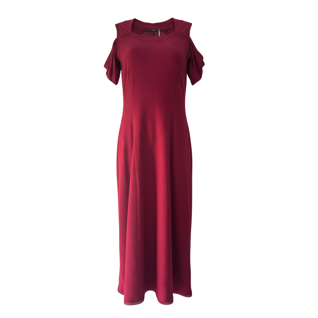 Preloved Burgundy High tech Dress, 8