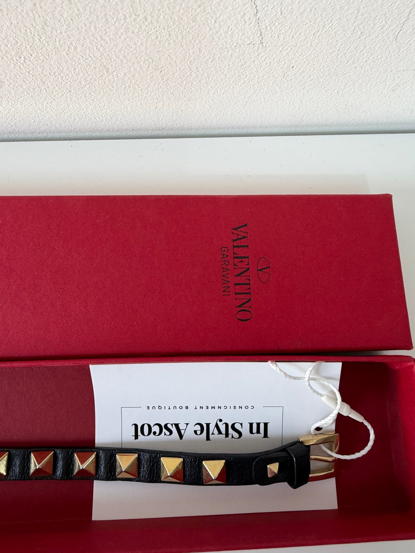 Preloved Black Valentino Bracelet