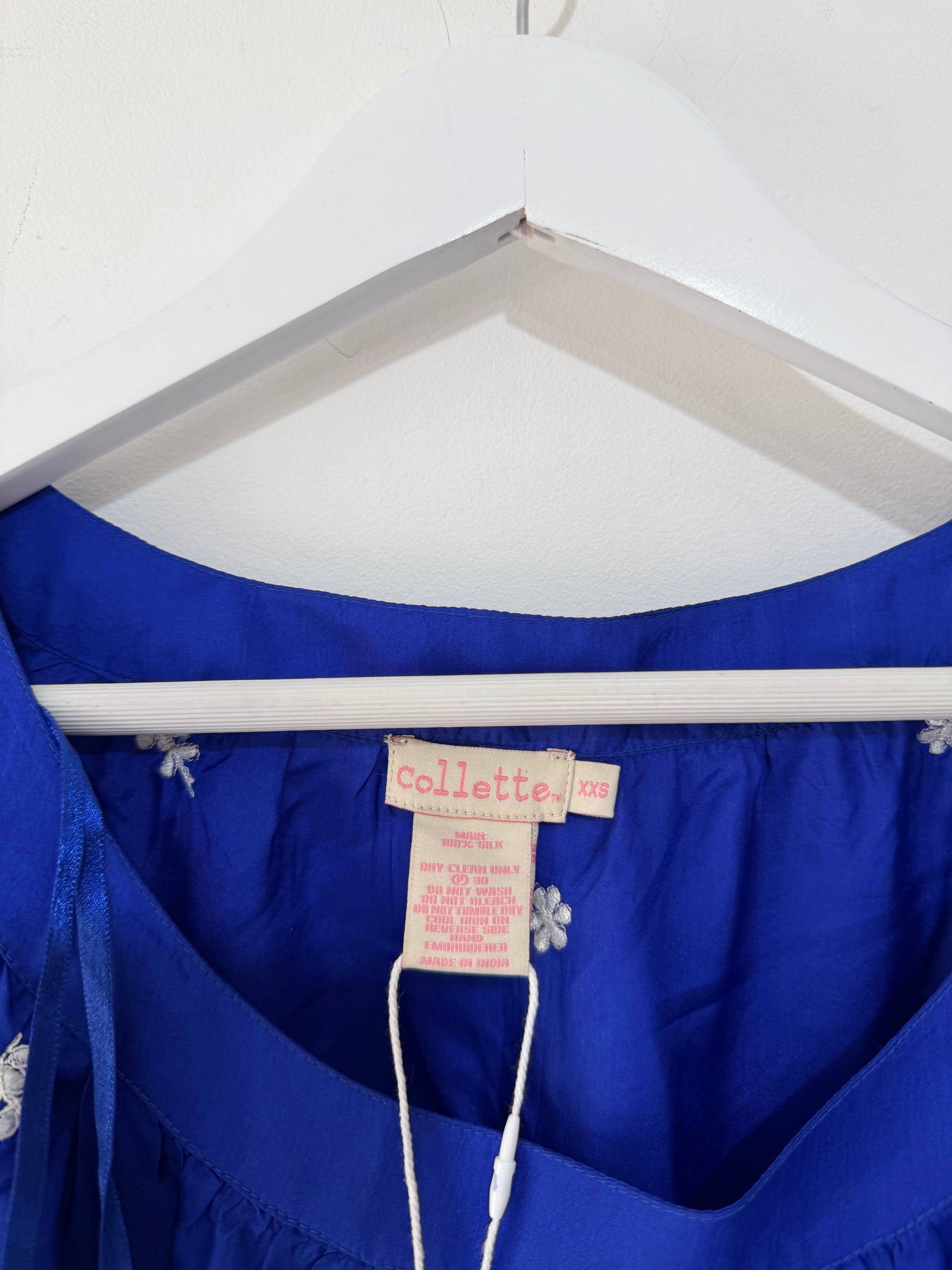 Preloved Royal Blue Collette Top, Size XXS