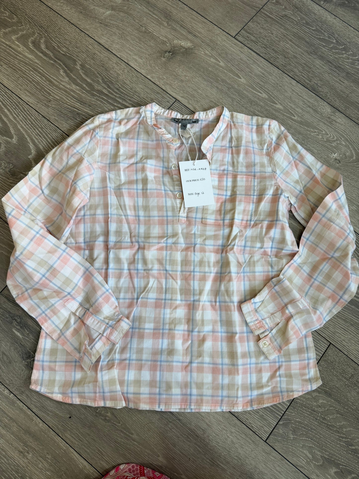 Preloved bundle of 4 Bonpoint Kids shirts, Age 12