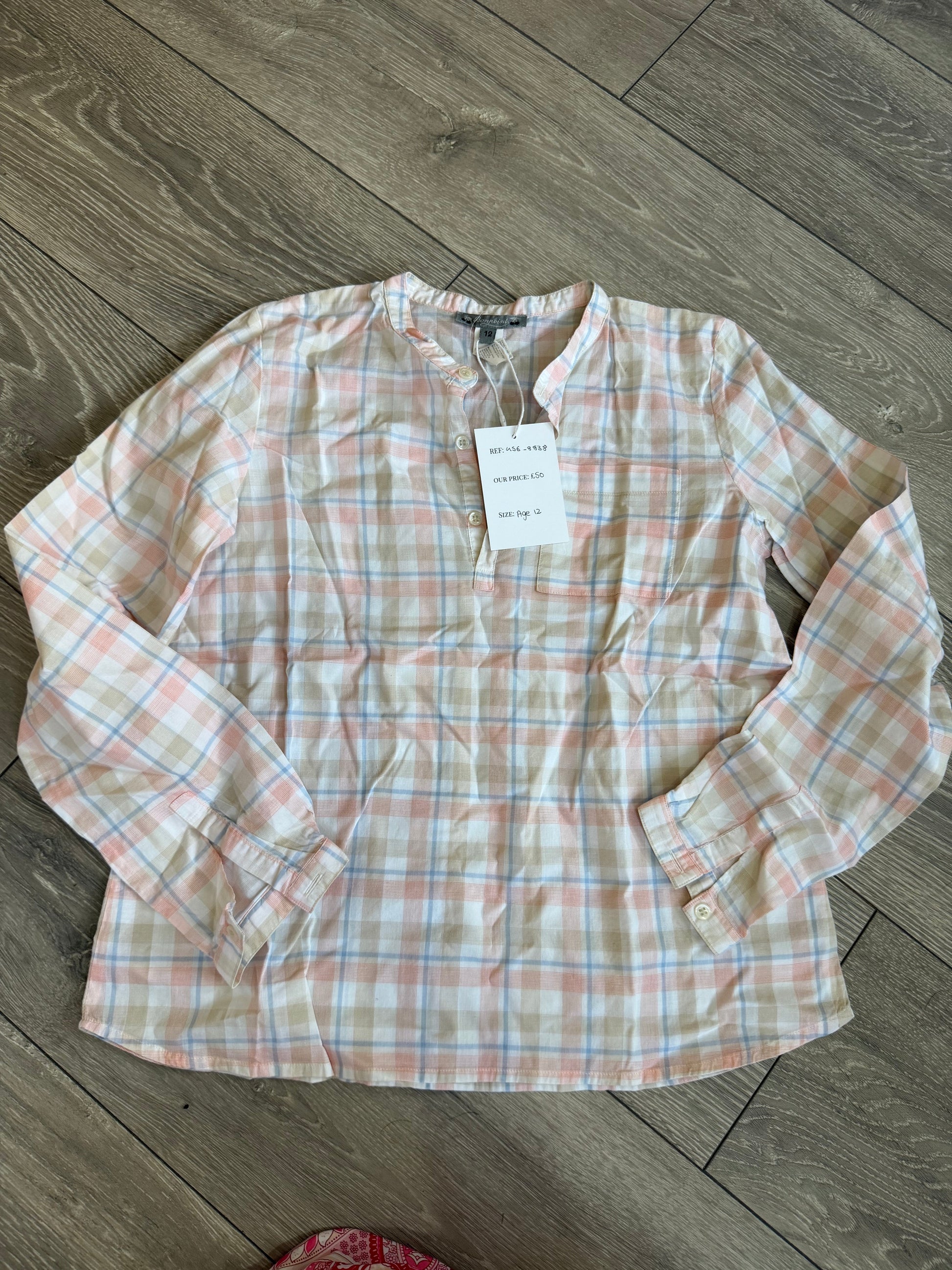 Preloved bundle of 4 Bonpoint Kids shirts, Age 12