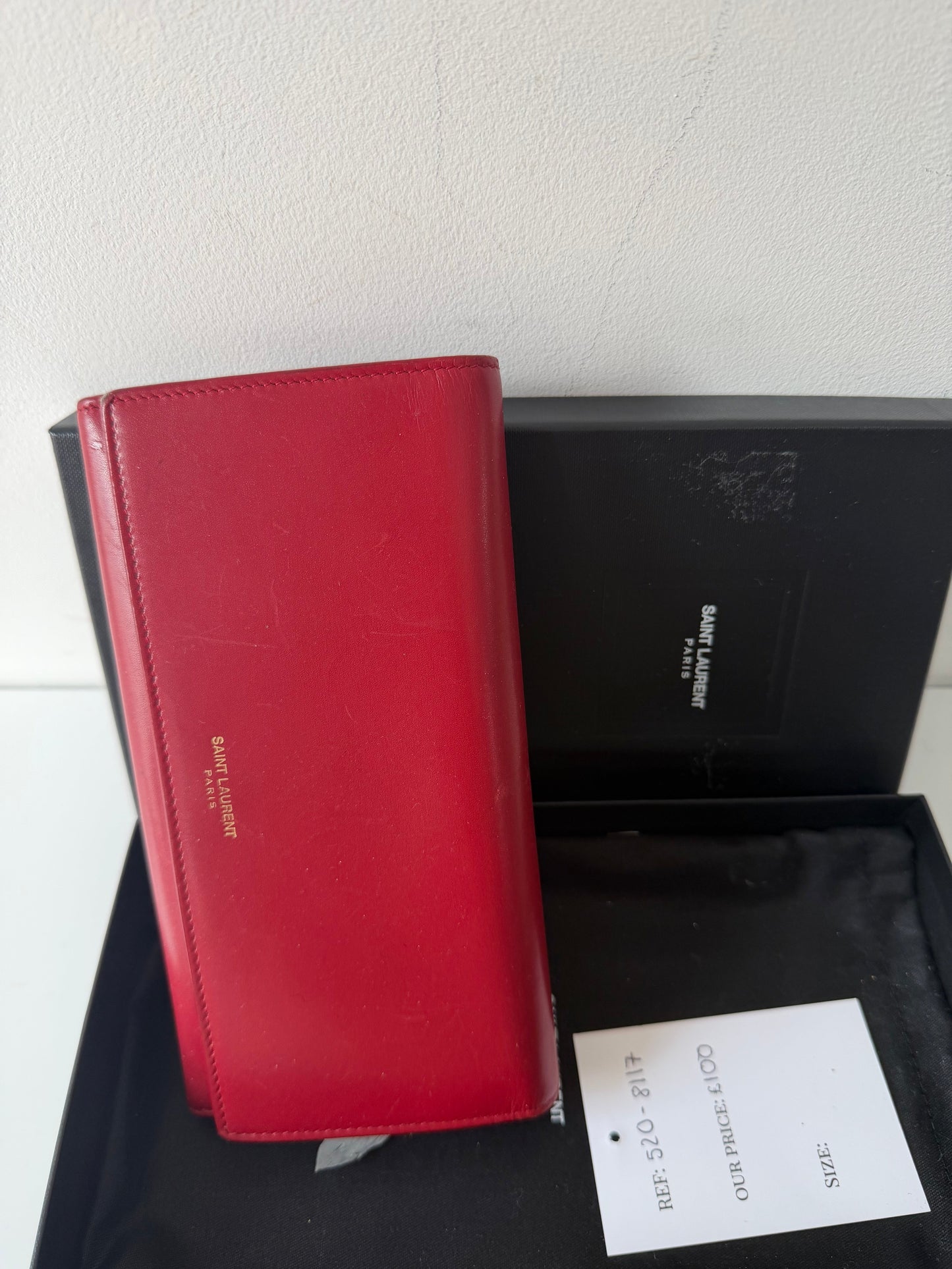 Preloved, Red Saint Laurent Clutch