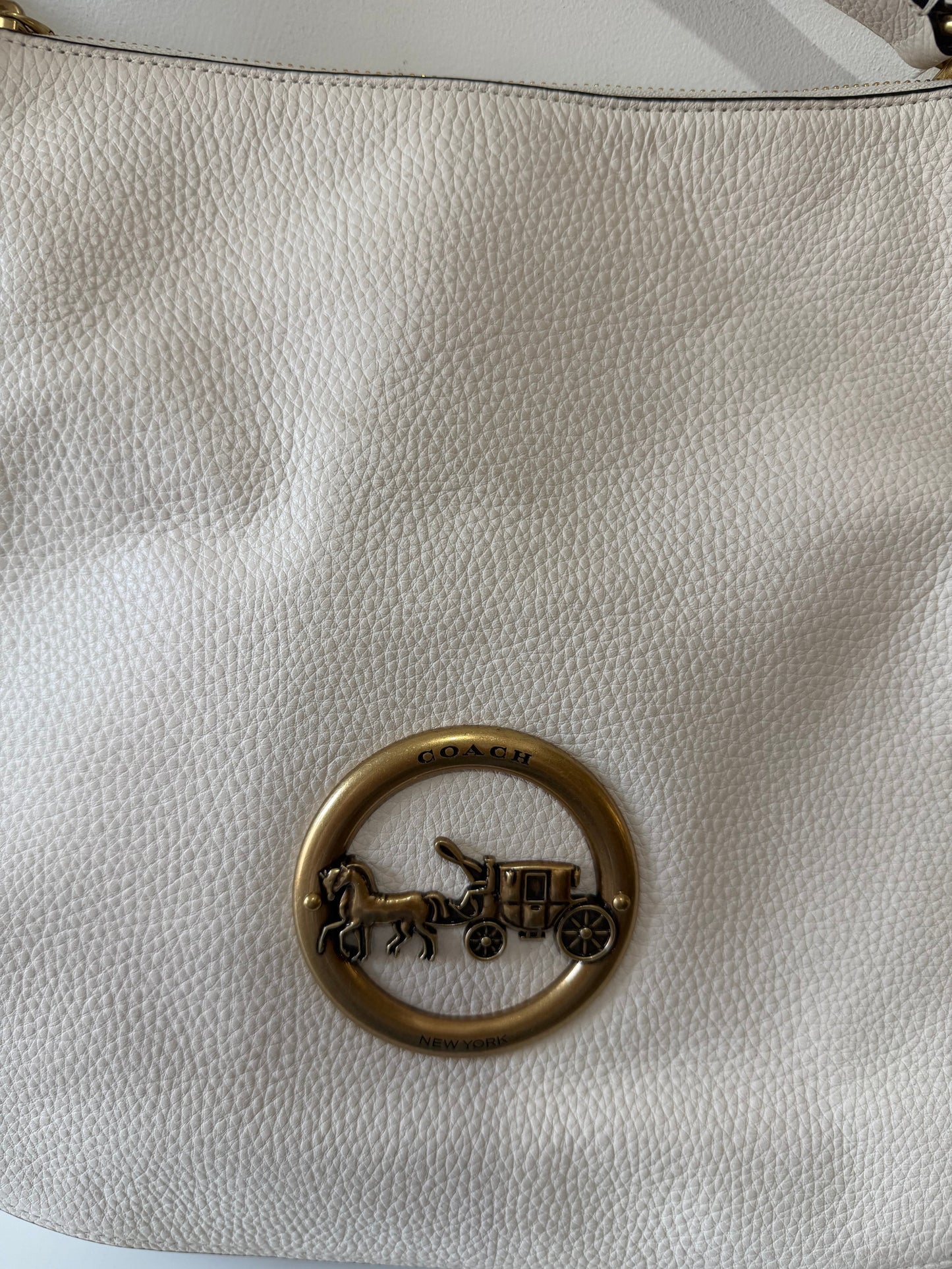 Preloved Cream Coach Handbag, BNWT