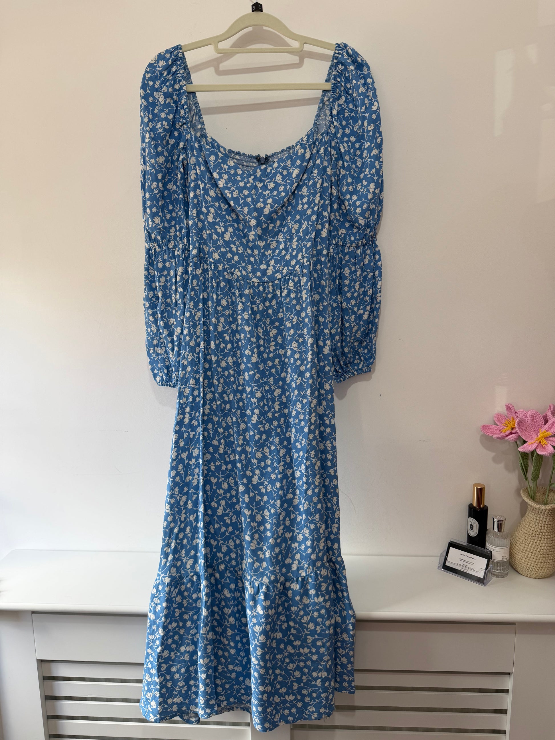 Preloved Blue Reformation Dress, Size 8 (8-10)