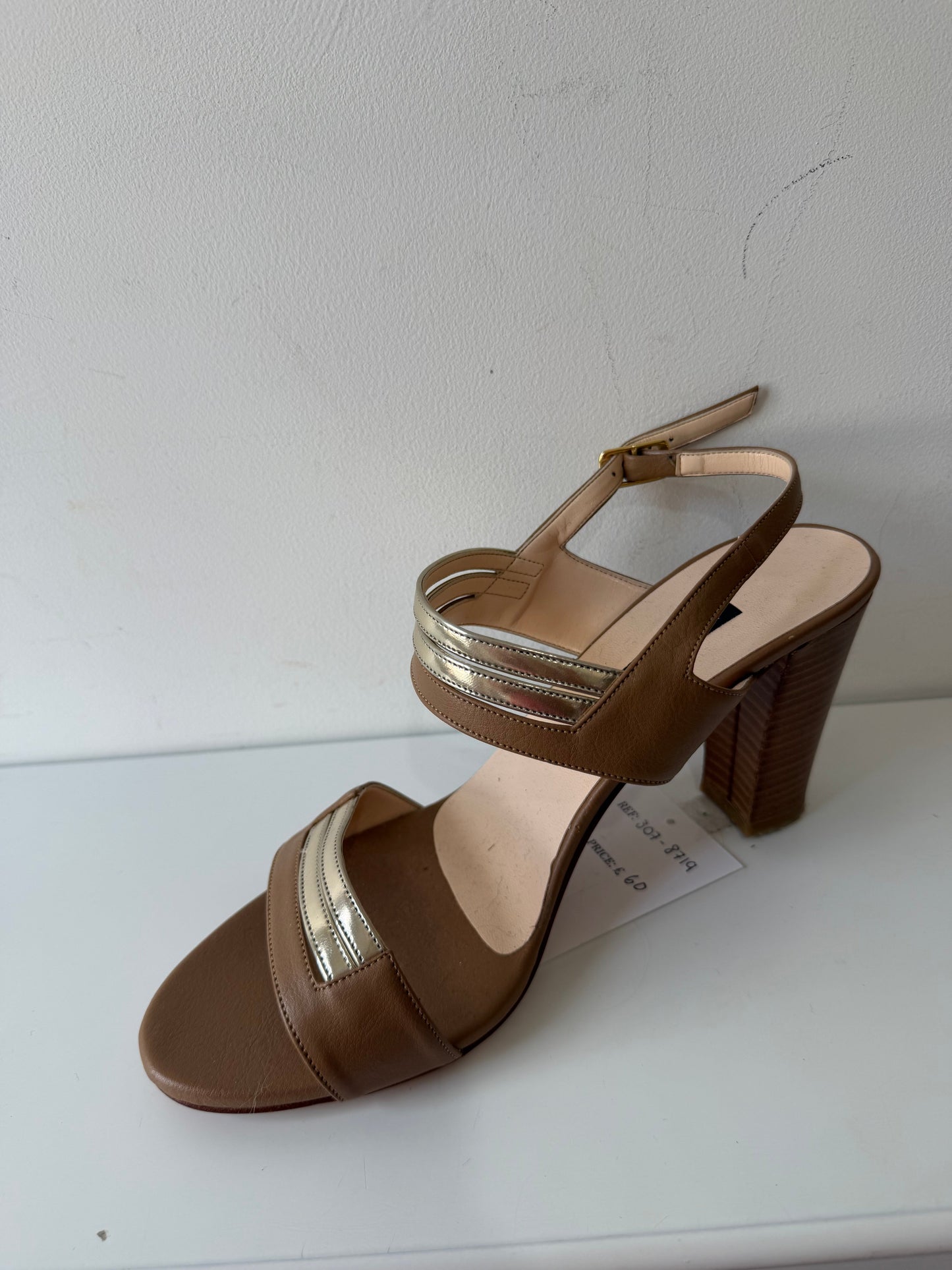 Preloved, Beige  Albano Heels, Size 41 - UK 8