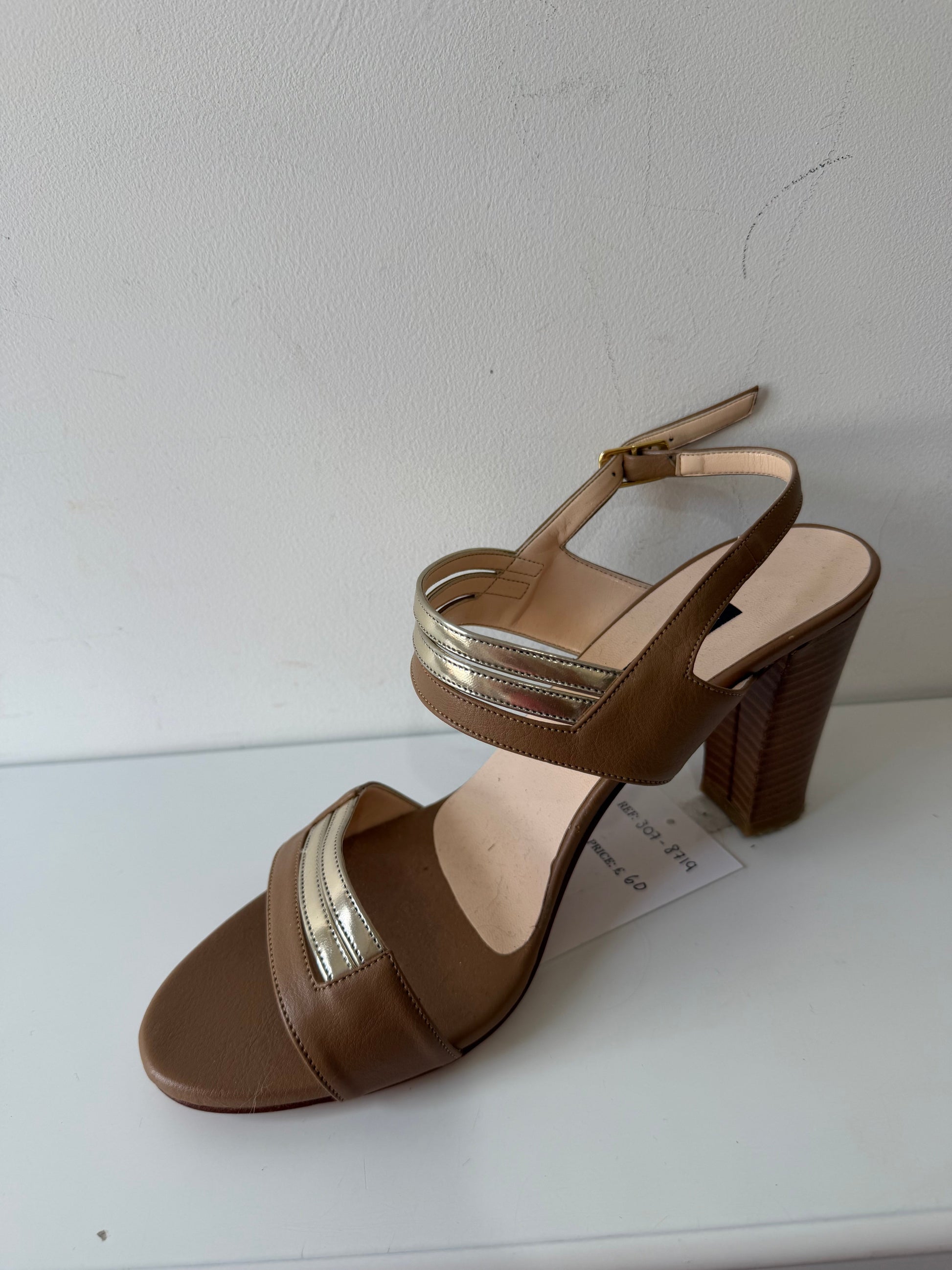Preloved, Beige  Albano Heels, Size 41 - UK 8