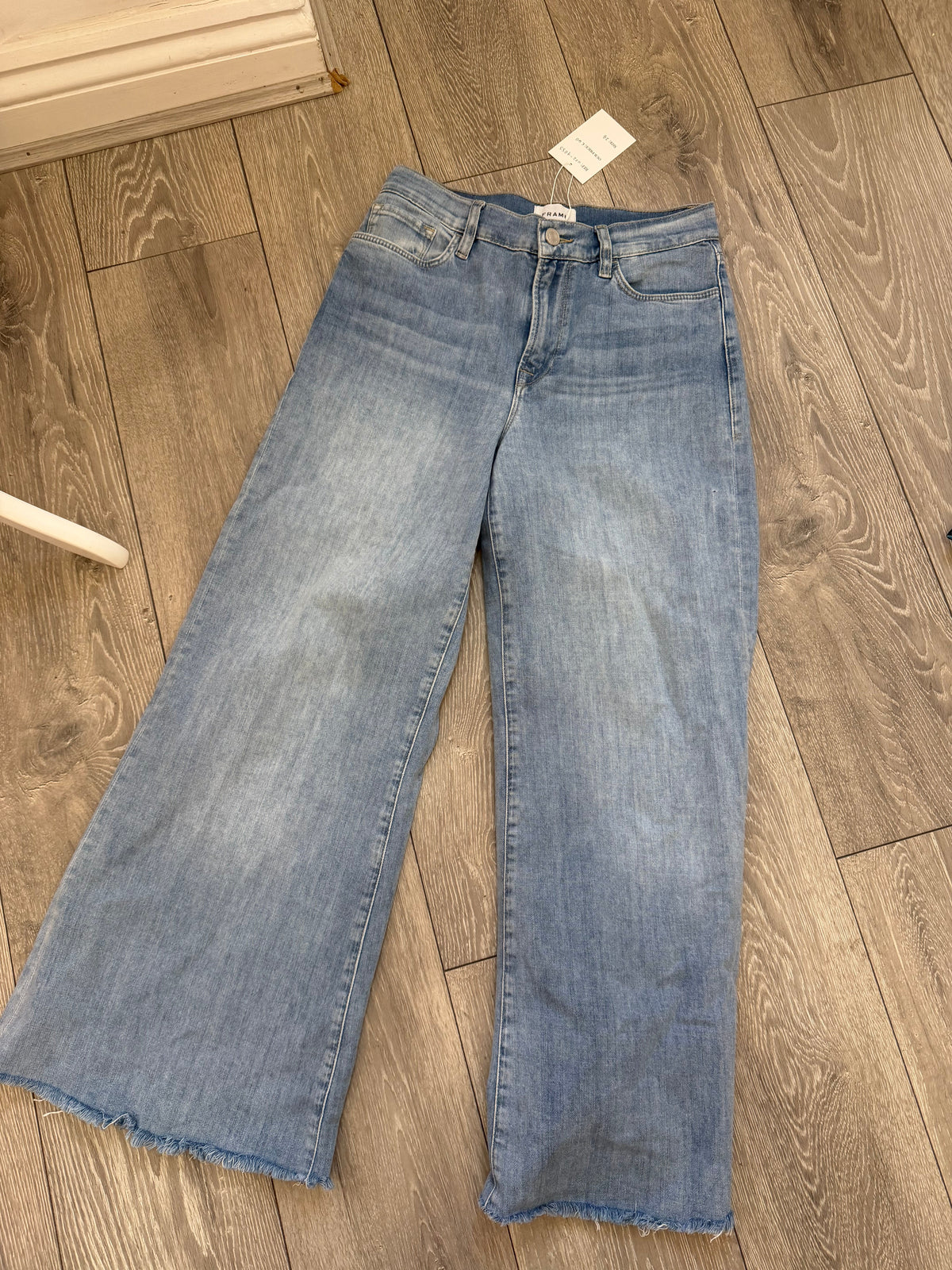 Preloved Blue Frame Jeans, 28
