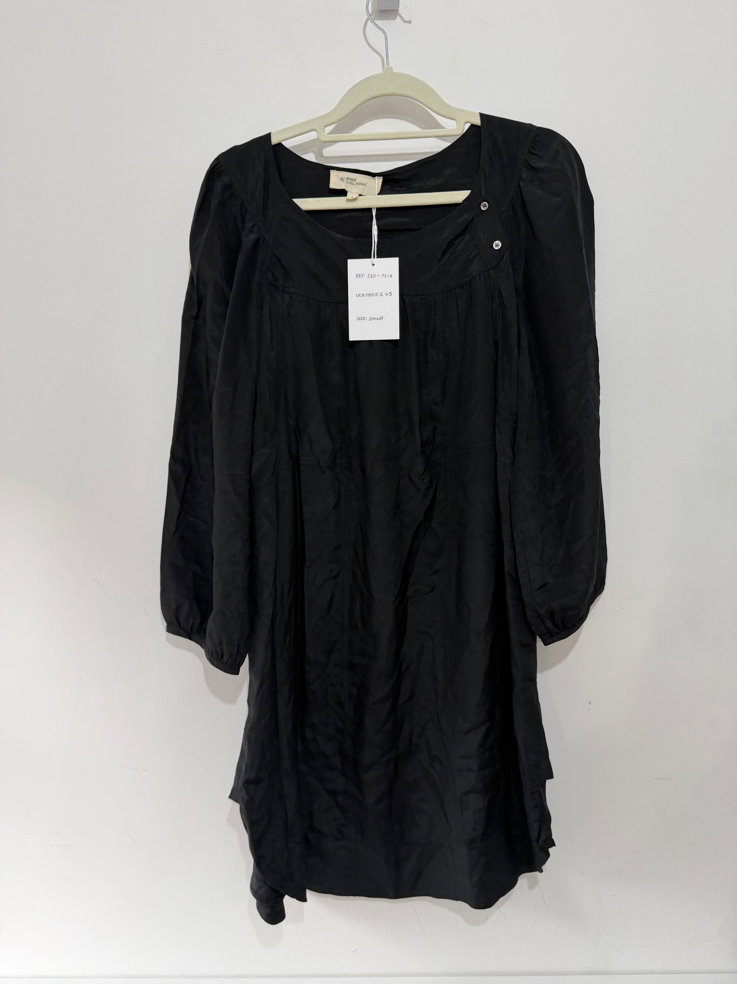 Preloved Black Isabel Marant Dress, Small