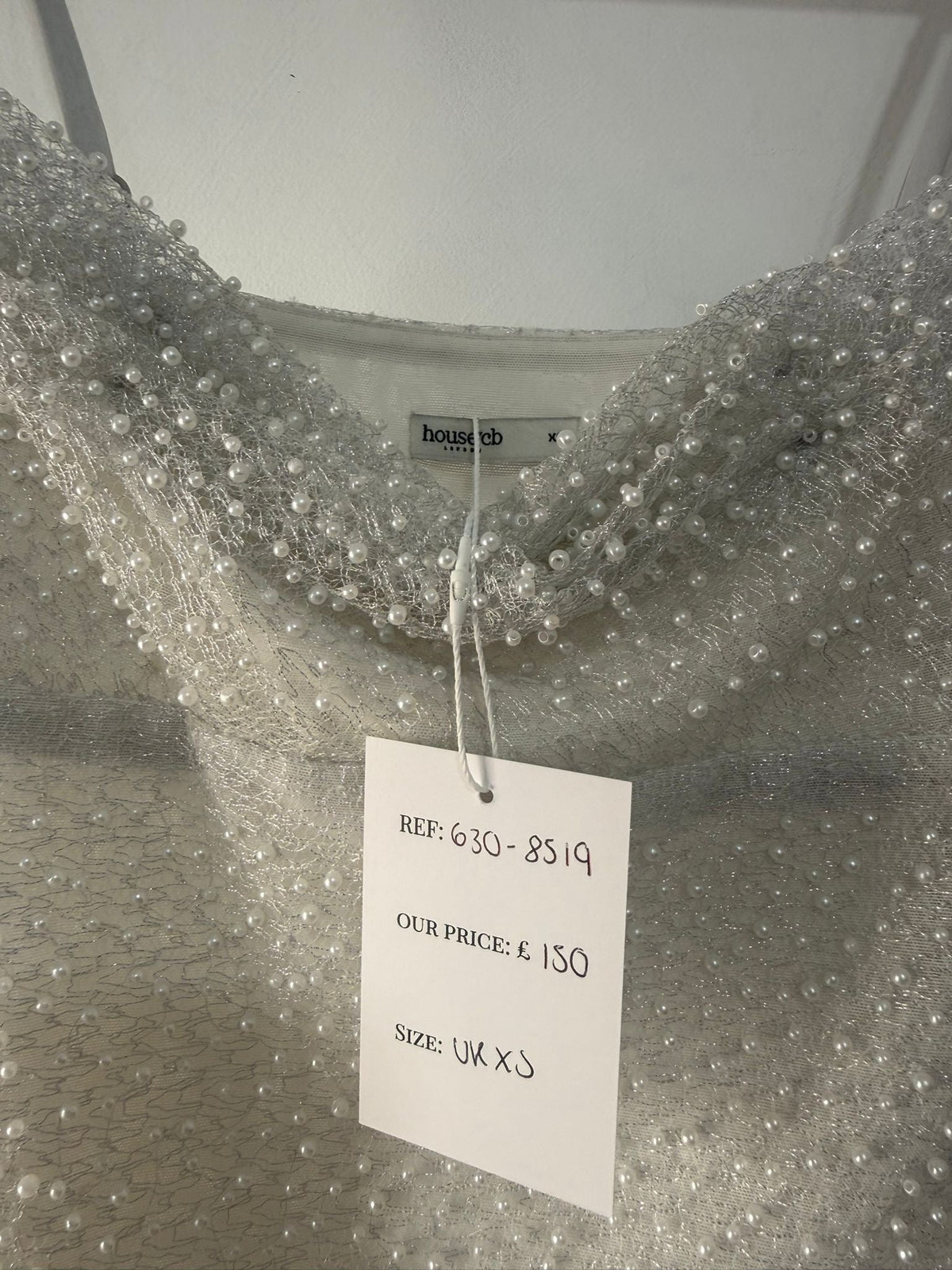 Preloved, Silver Pearl  House of CB Dress, XS
