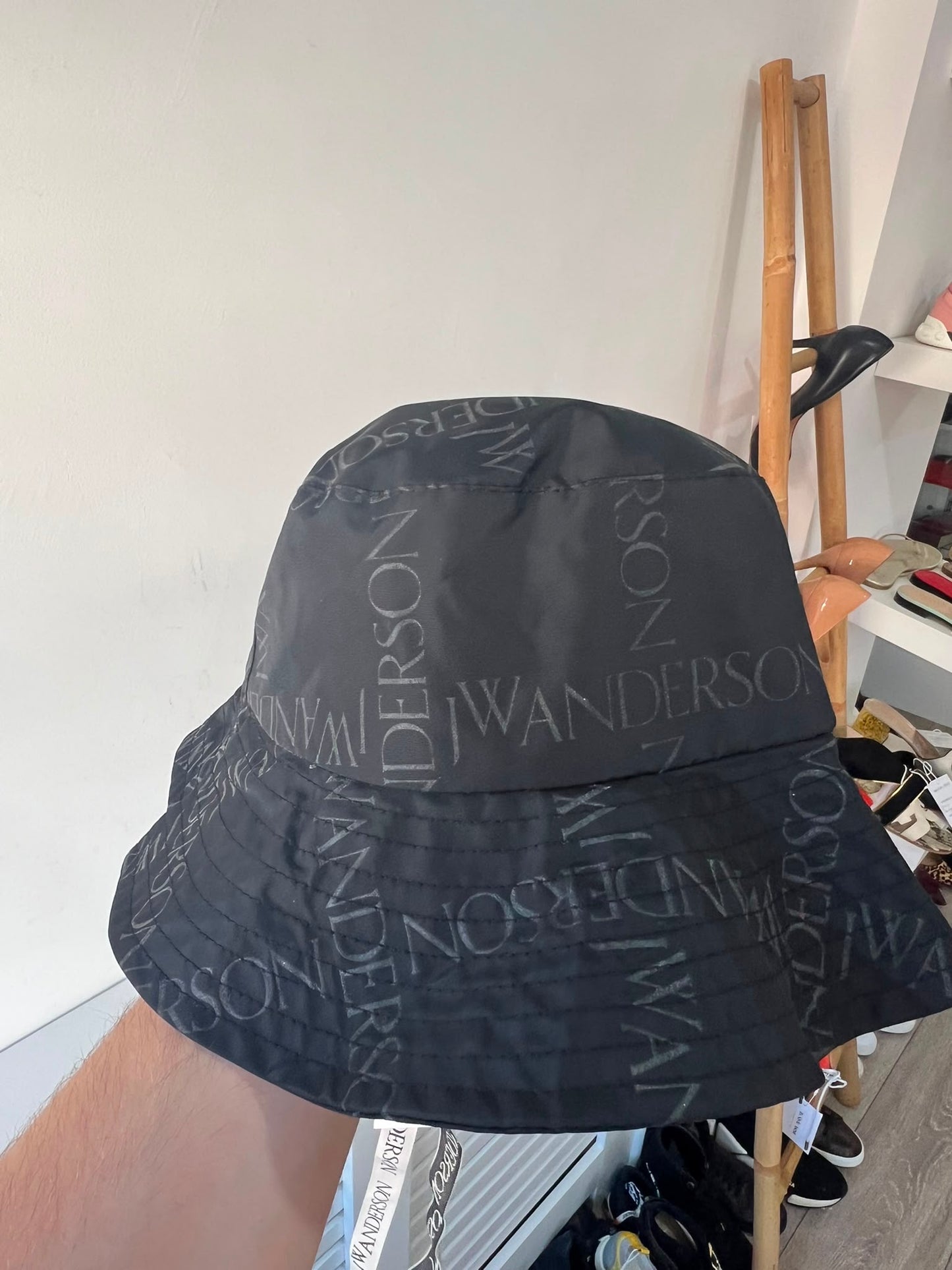 Preloved Black JW Anderson Hat, Size 56