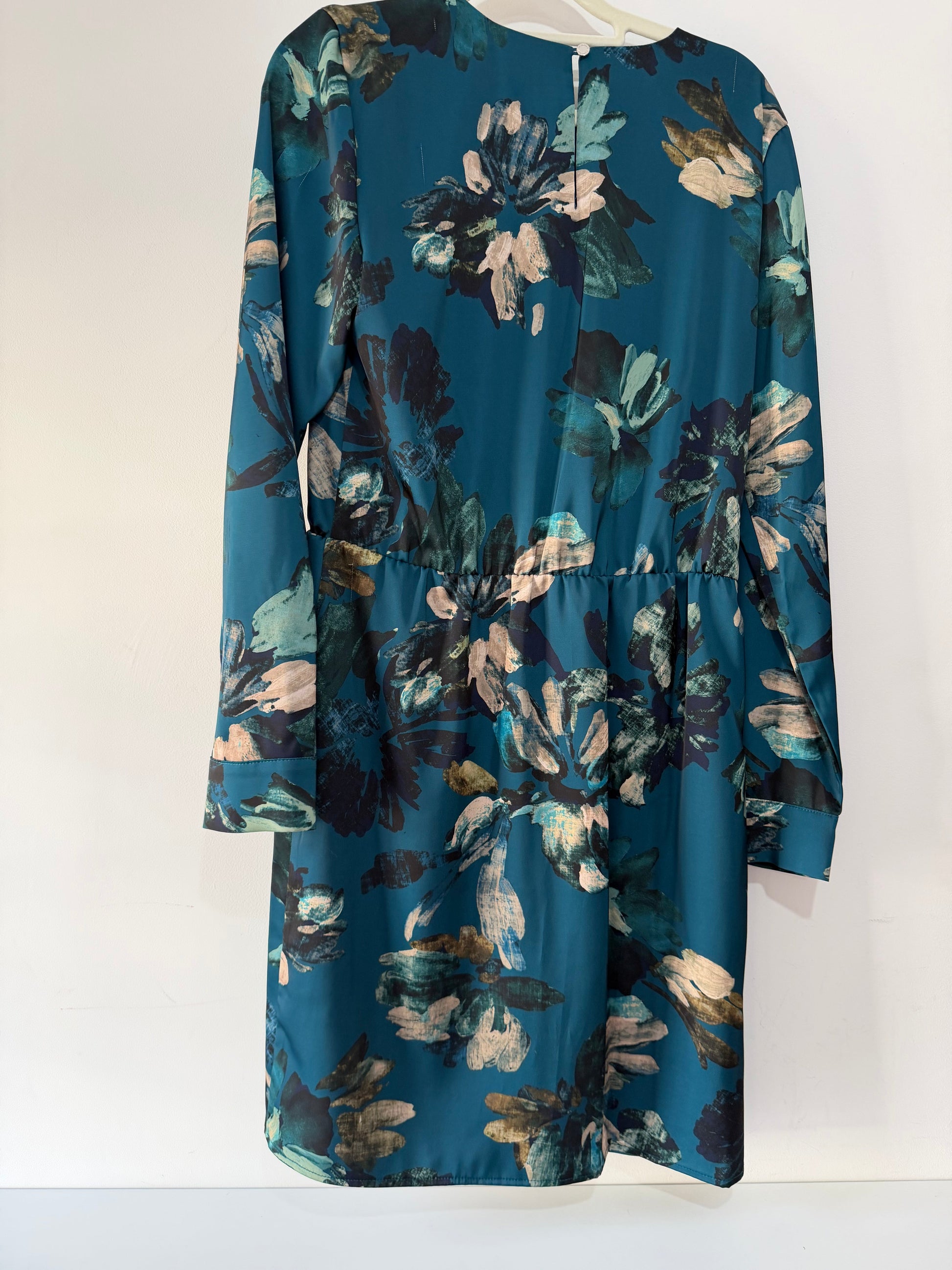 Preloved, Emerald Green Calvin Klein Dress, UK 6