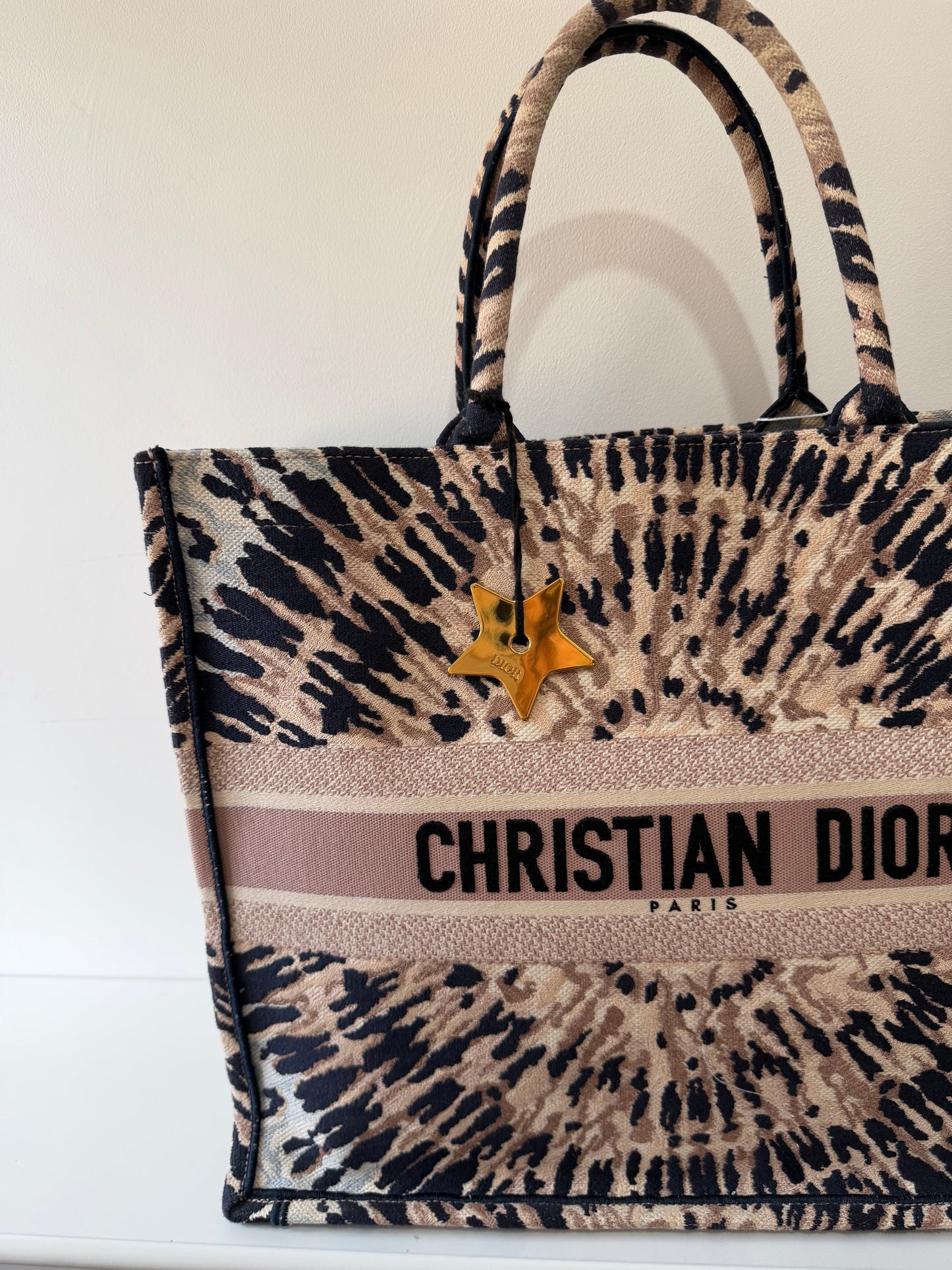 Preloved, Pink Christian Dior Book Tote Bag, Large