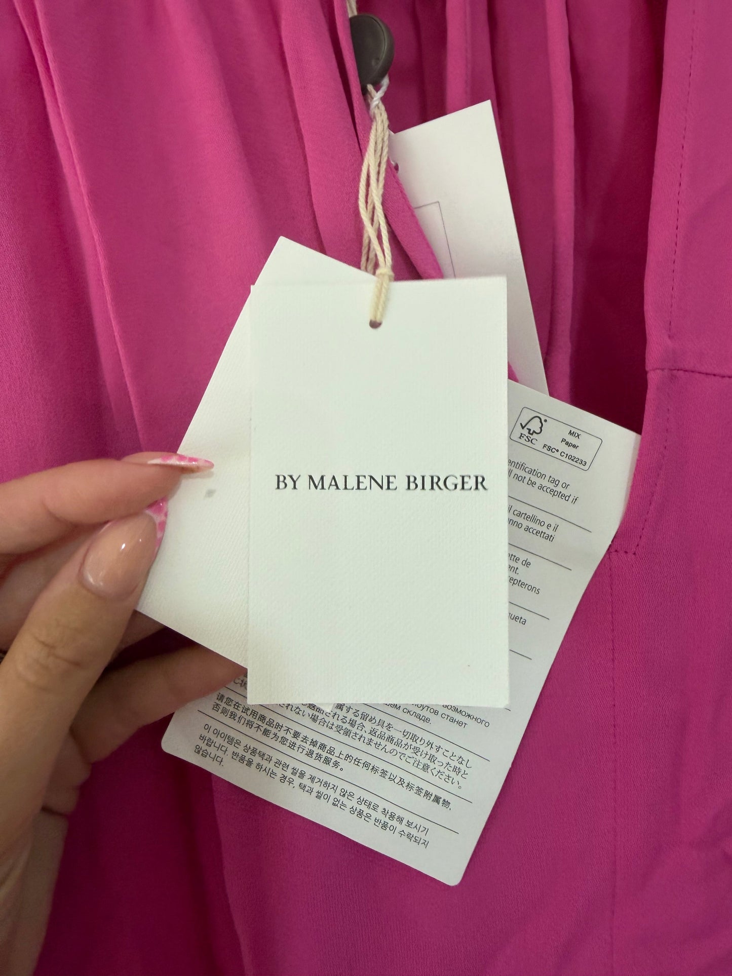 Preloved Pink BNWT By Malene Birger Blouse, M