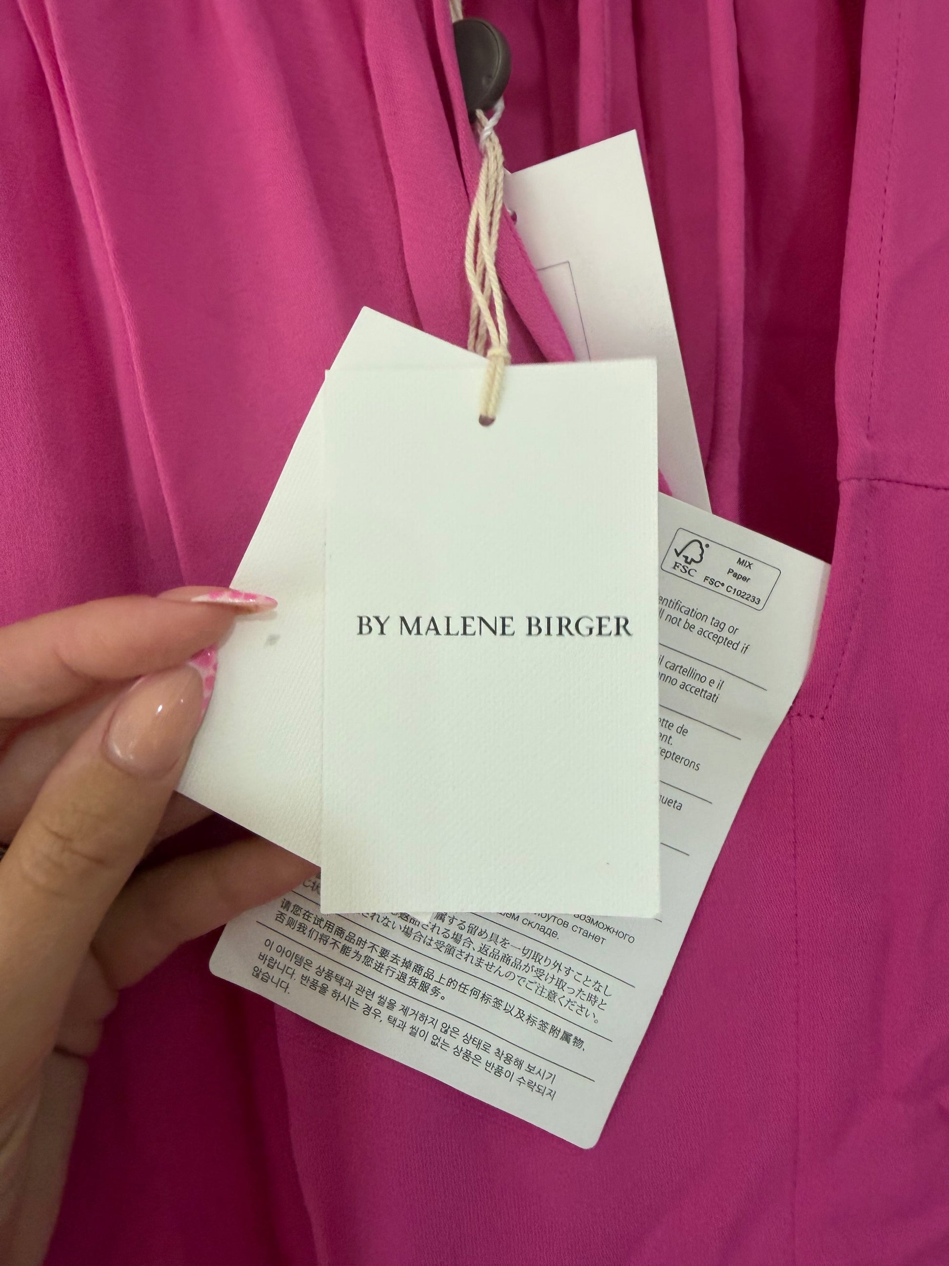 Preloved Pink BNWT By Malene Birger Blouse, M