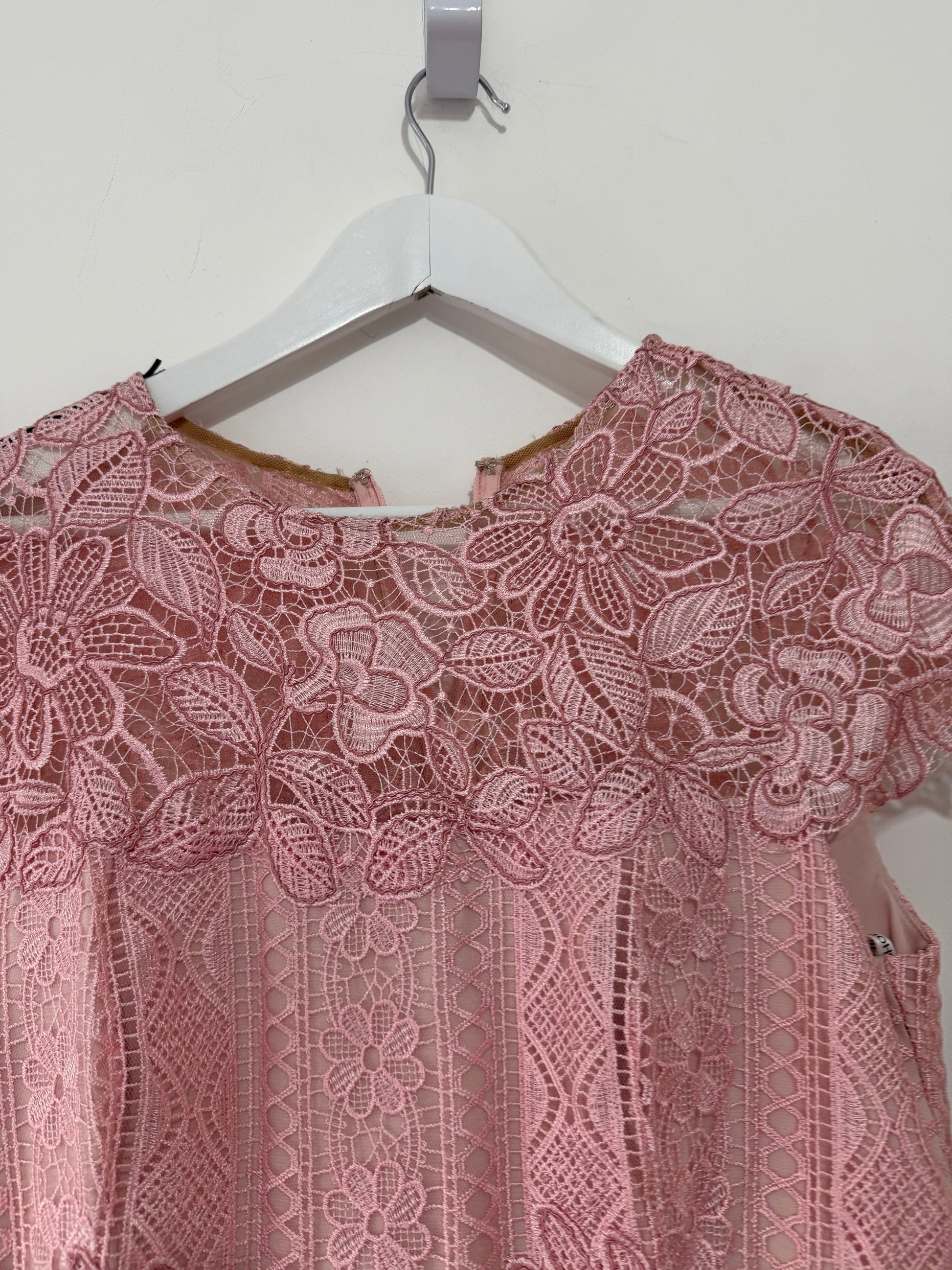 Preloved Pink Tadashi Shoji Dress, Size 10