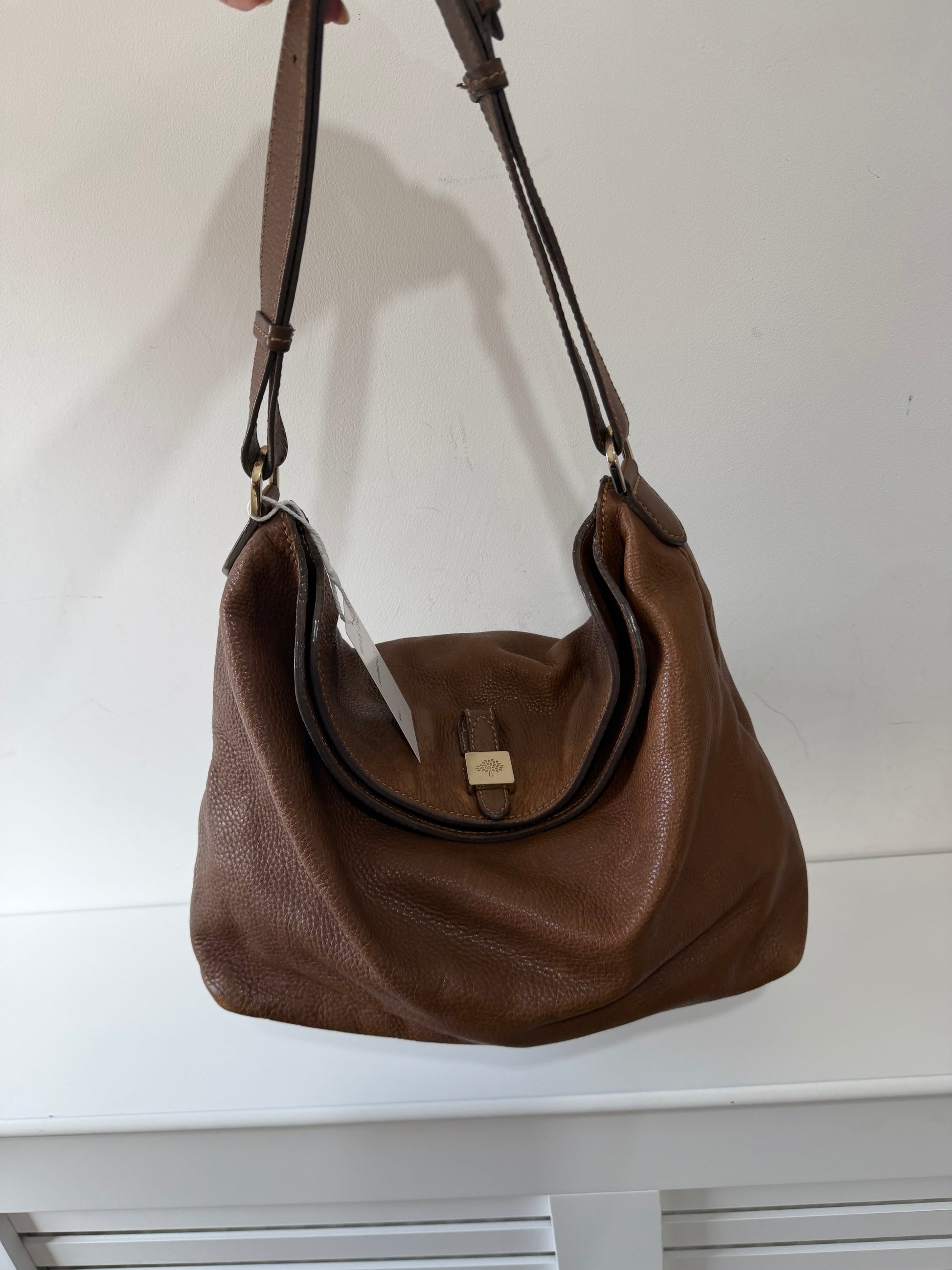 Preloved, Brown Mulberry Handbag