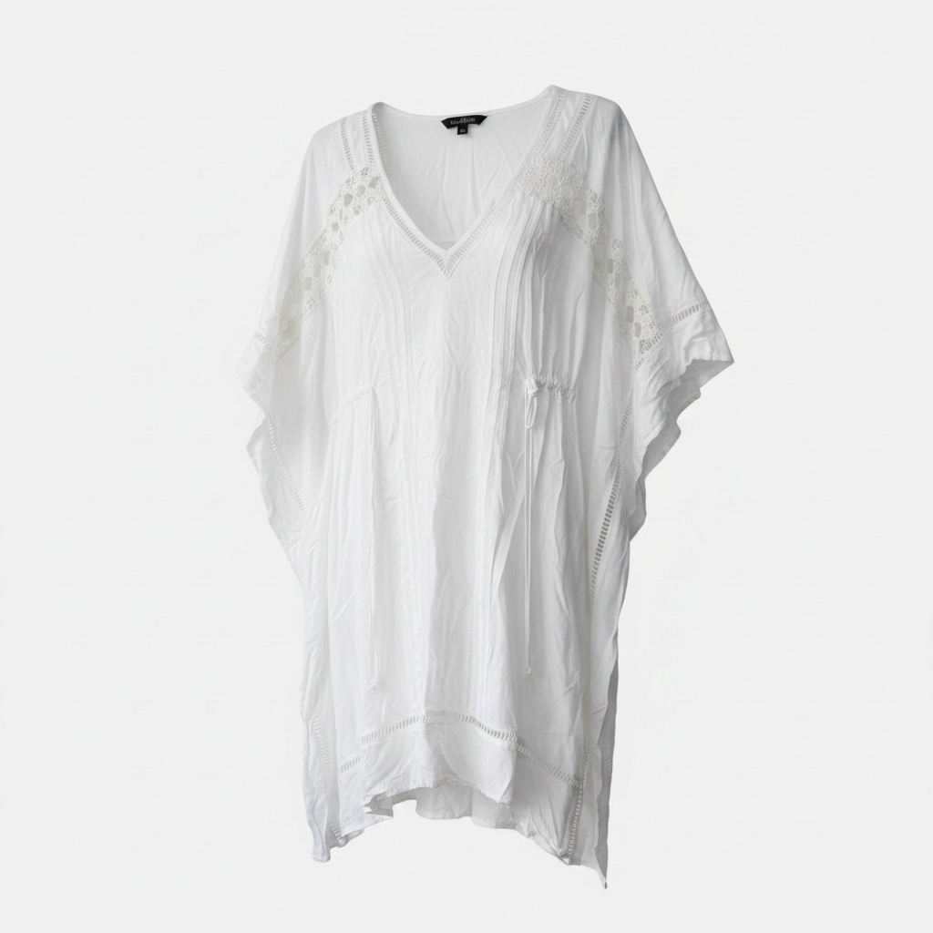 Preloved White JETS Jessika Allen Dress, S-M, BNWT