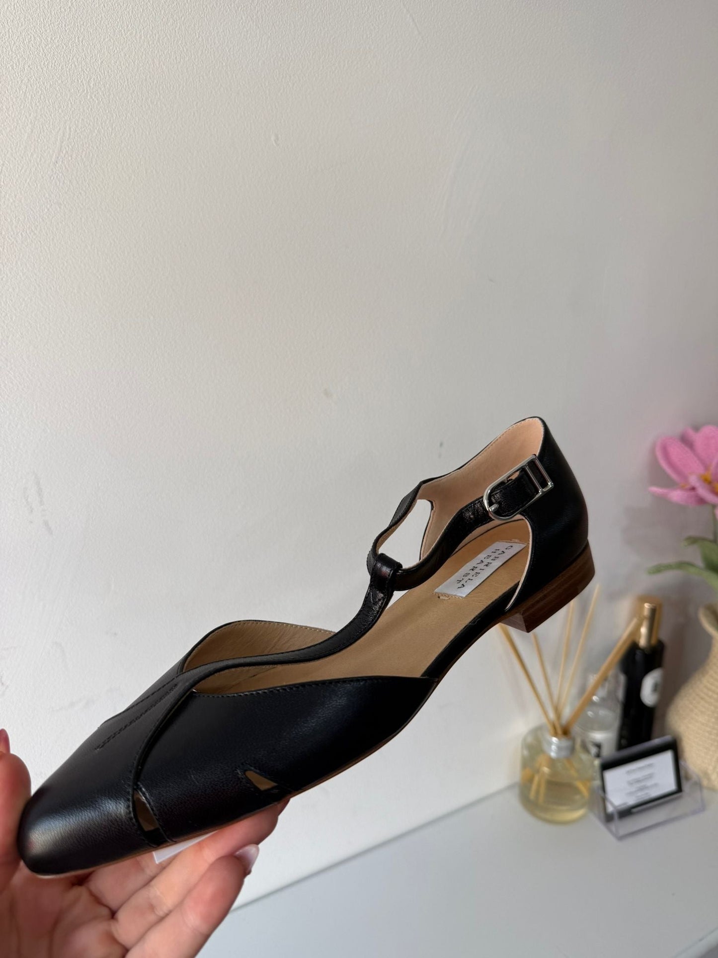 Preloved Black Gabriela Hearst Flats, 5